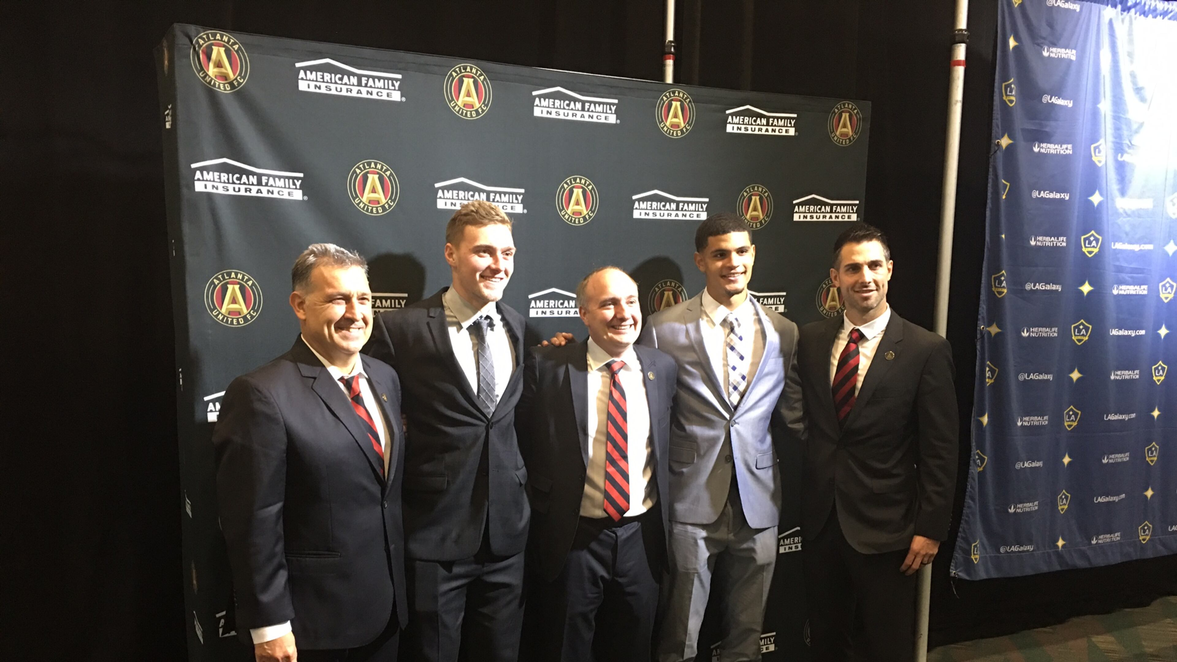 Atlanta United at the MLS SuperDraft.