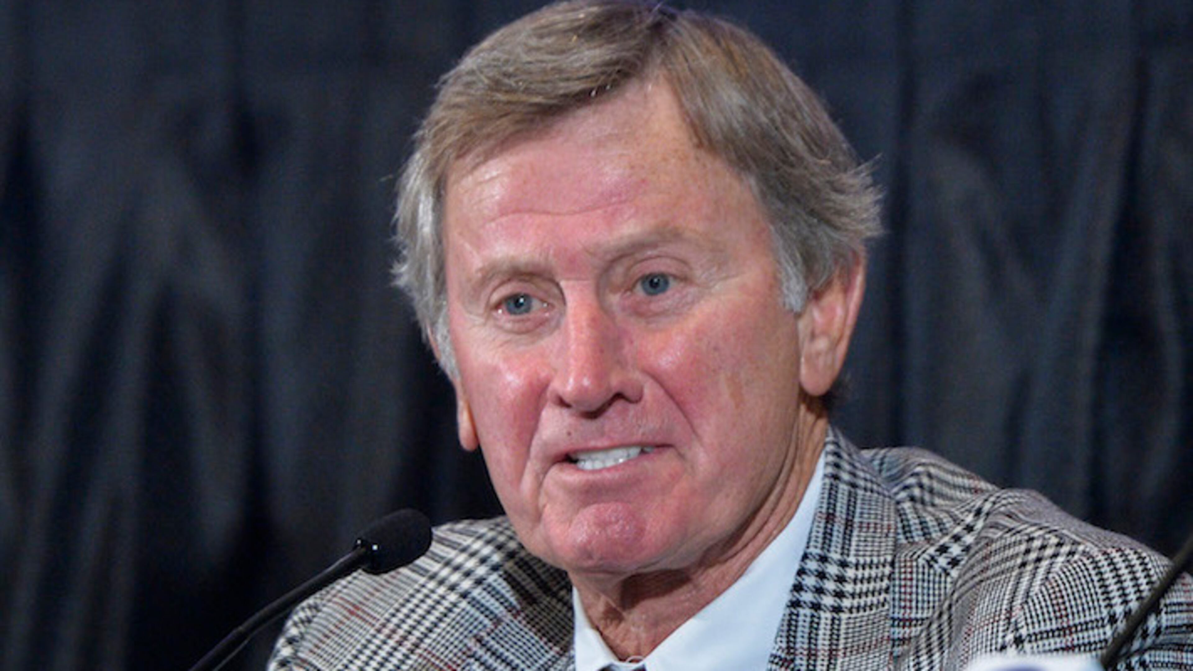 Steve Spurrier on December 5, 2017, as the 2017 College Football Hall of Fame Class was announced at the New York Hilton Midtown in New York. (Howard Simmons/New York Daily News/TNS)