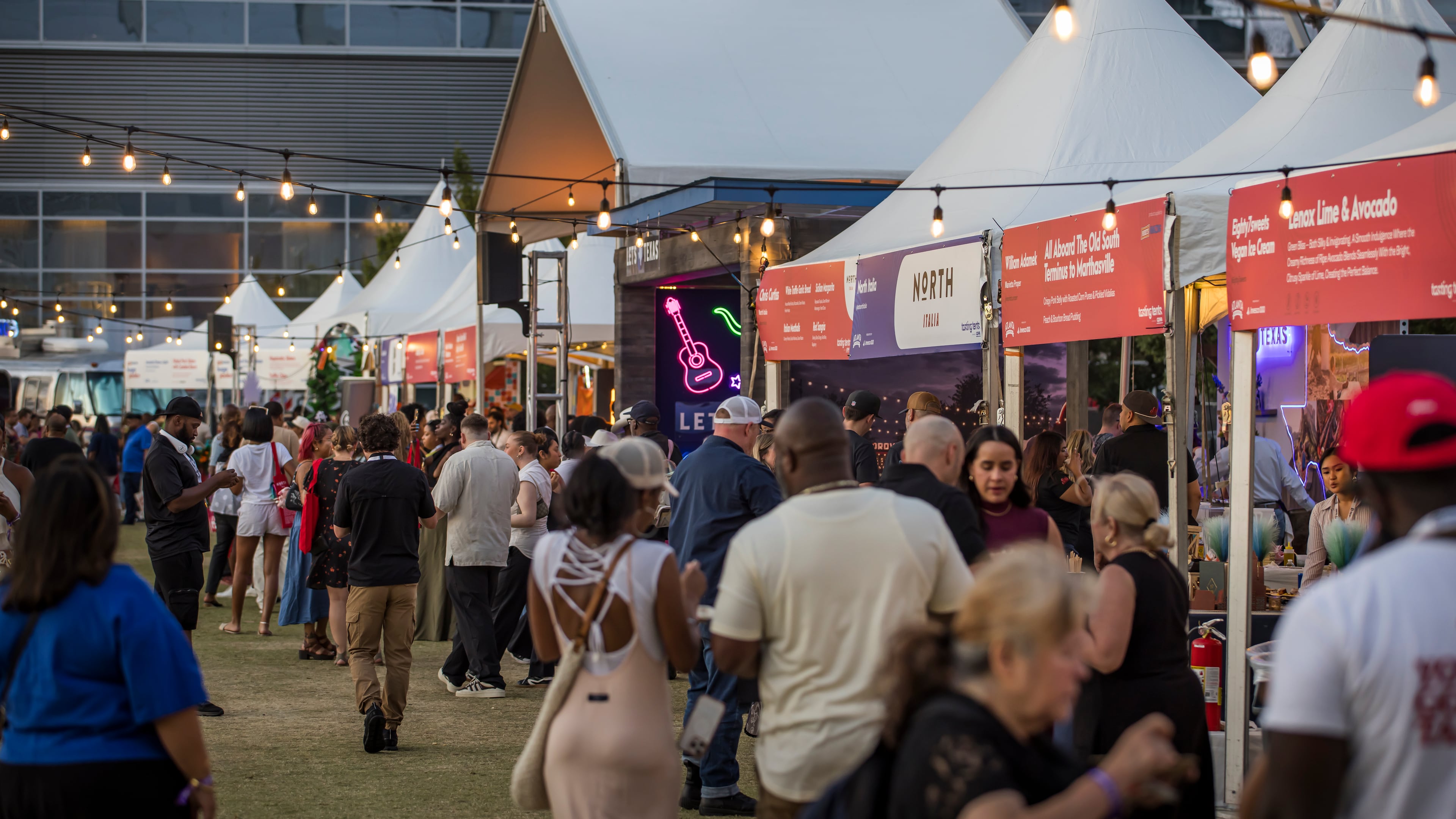 As was the case during the 2025 Atlanta Food & Wine Festival, this year's event will feature tasting tents, as well as live entertainment, beverages and more. (Courtesy of Atlanta Food & Wine)