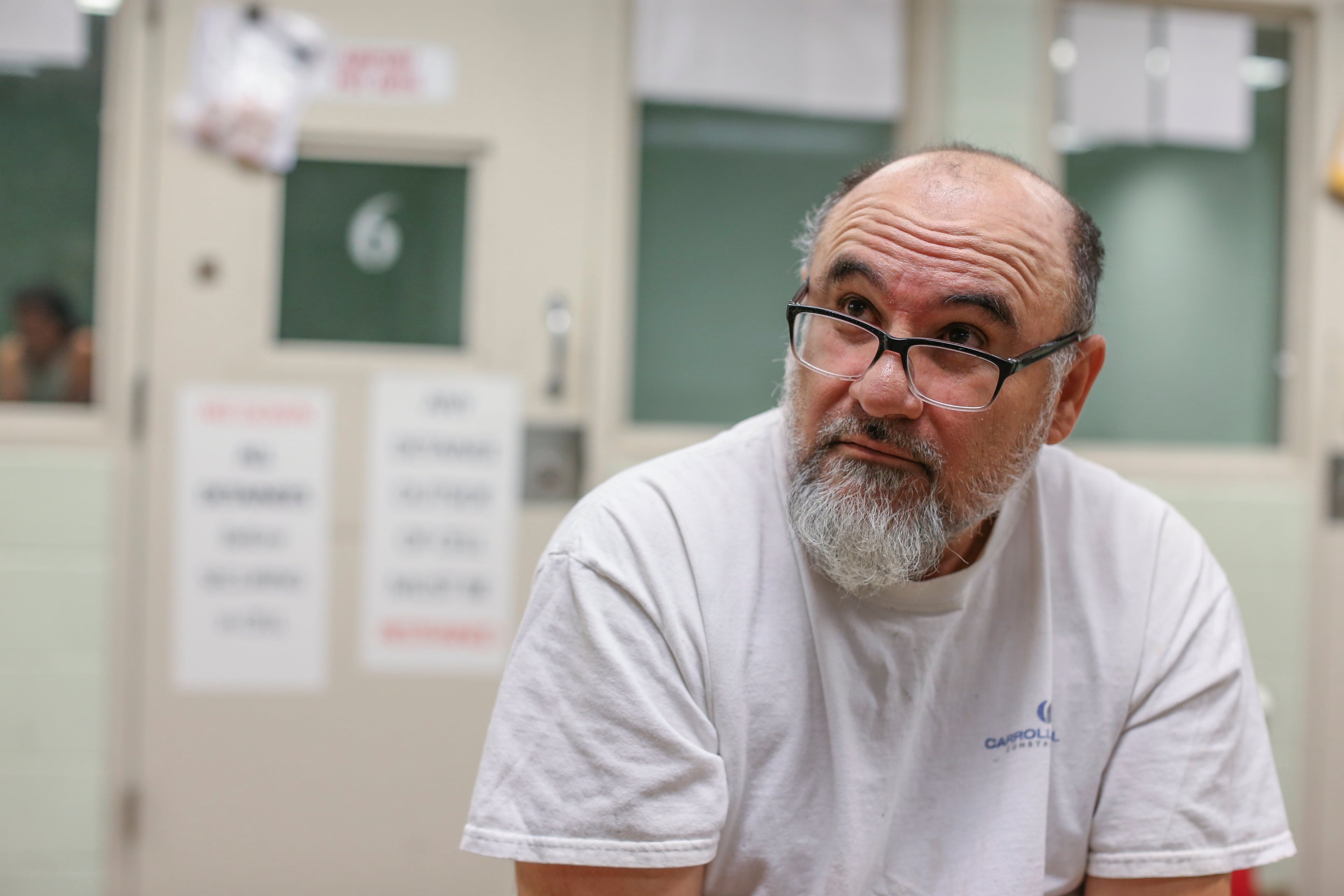 August 18, 2017 Atlanta: Jose Serrano is married to an American citizen and has eight U.S.-born children. “I did it for my family,” he said about repeatedly returning to the U.S. after being deported. “If I worried about myself, honestly, I would be in my house in Mexico. I came back because of my family.” JOHN SPINK/JSPINK@AJC.COM