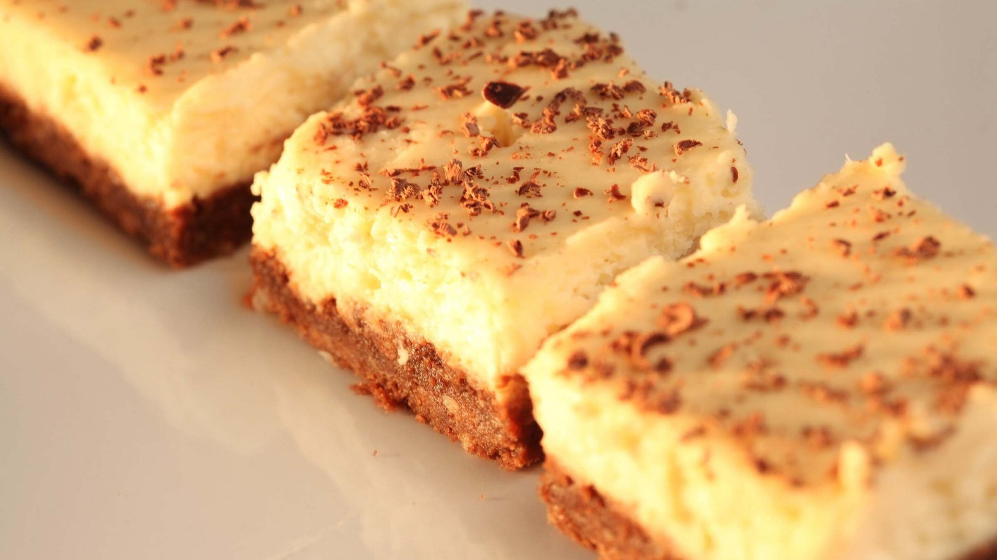 Chocolate cheesecake bars are easy to put together and use mainly pantry ingredients. (Kathleen Galligan/Detroit Free Press/MCT)