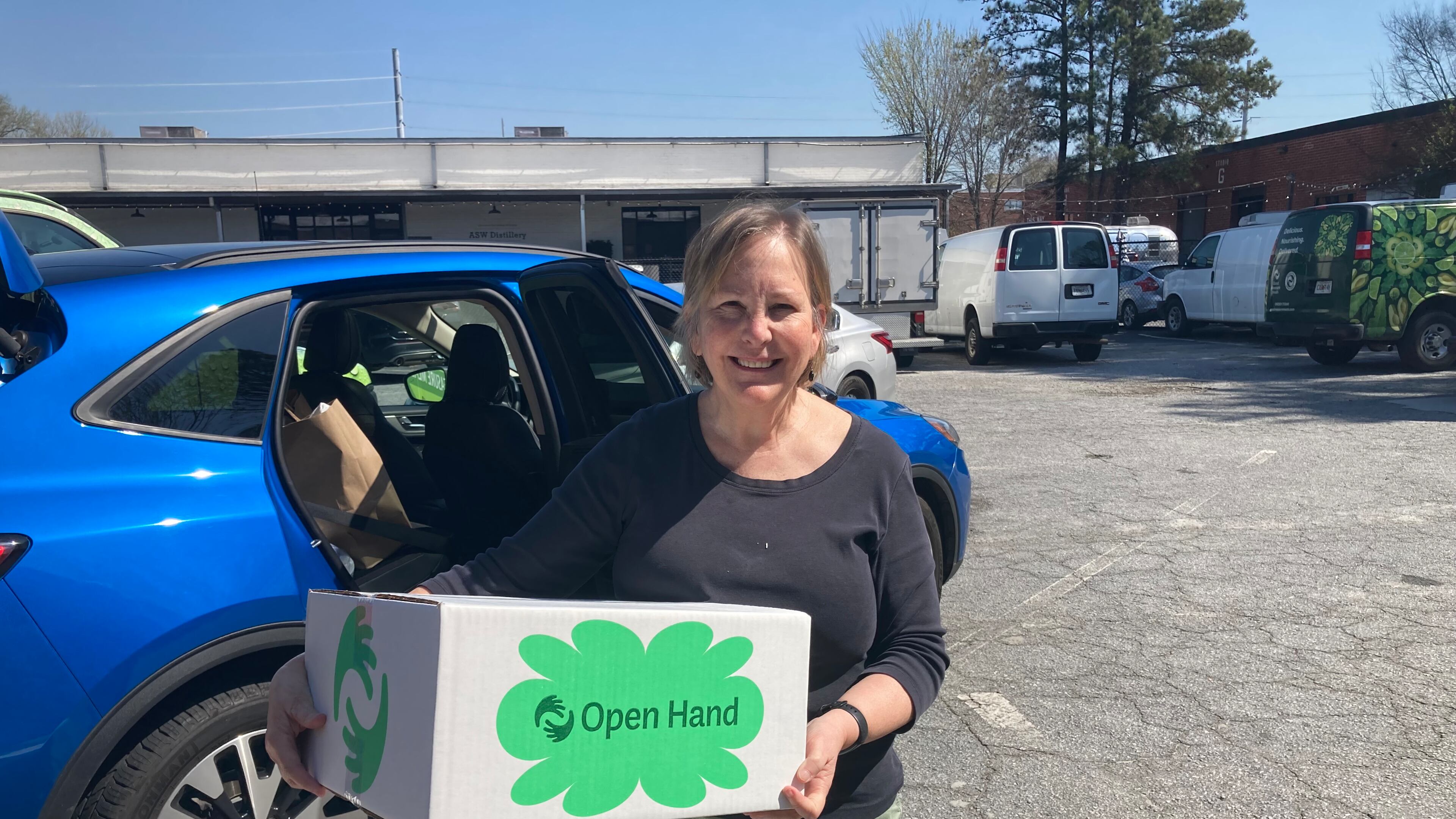 Ann Fleckenstein is one of the dedicated volunteers who delivers food, medicine and moral support through Project Open Hand. Courtesy