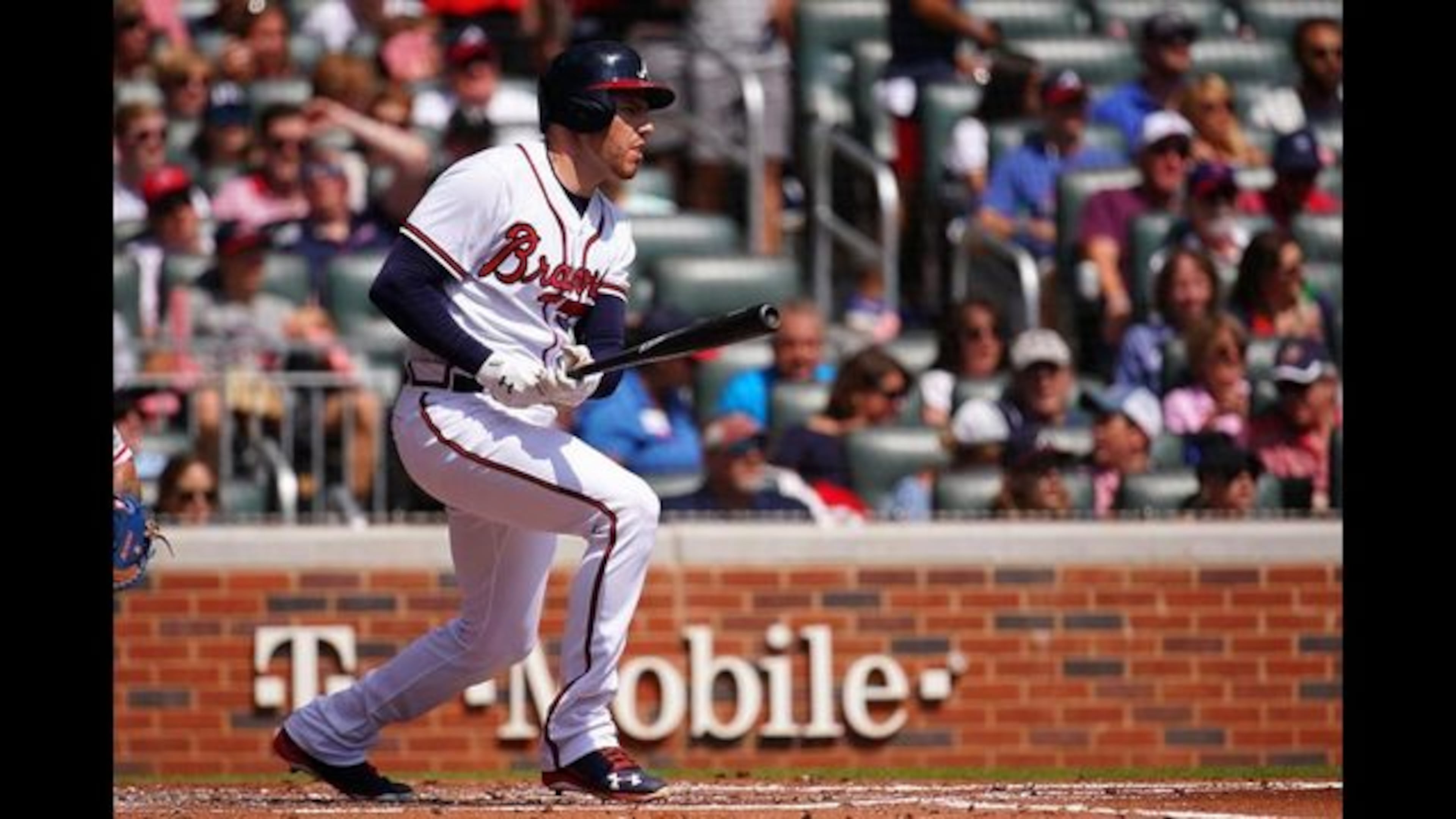 Braves slugger Freddie Freeman tends to hit his homers to right field.