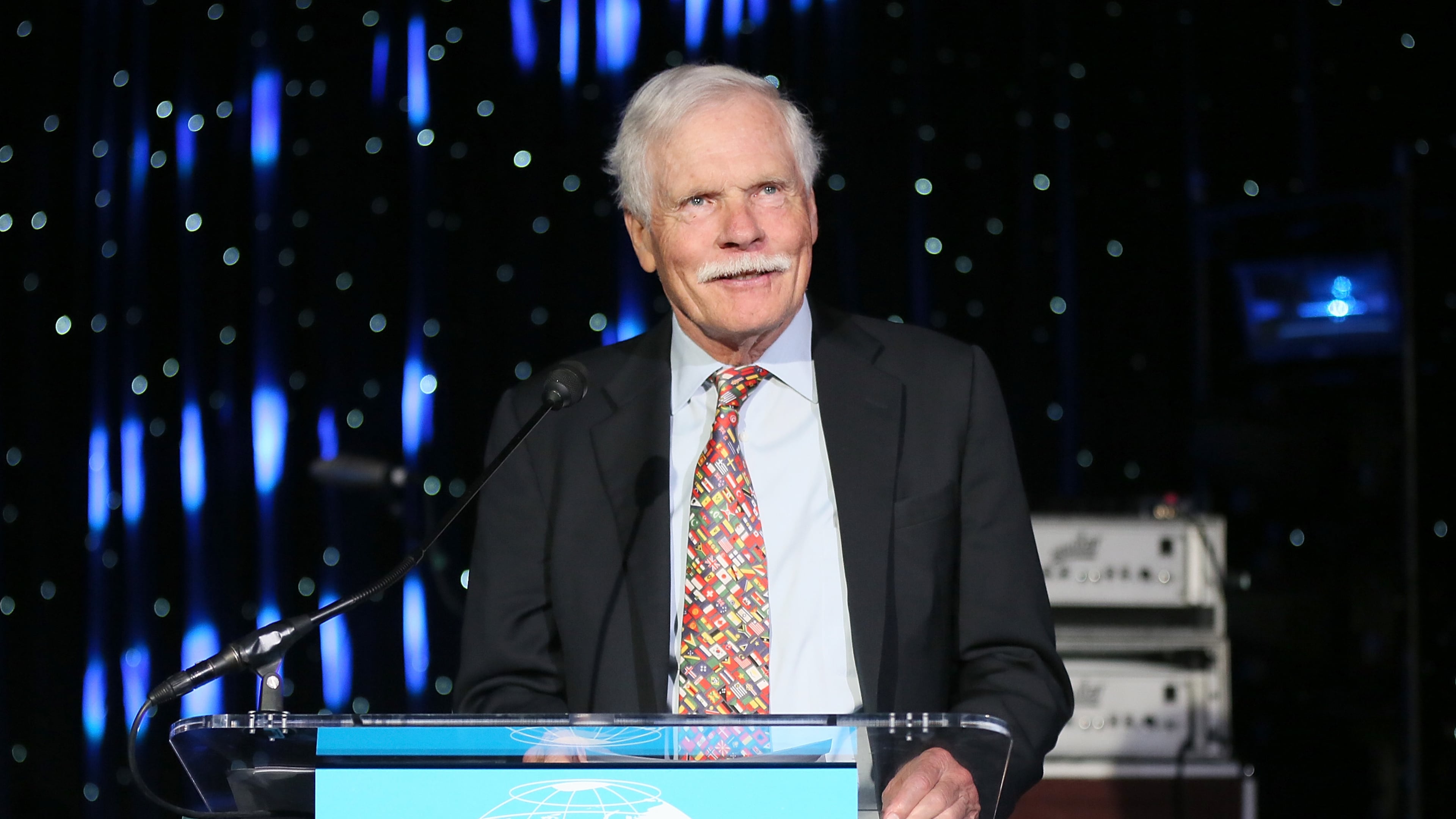 ATLANTA, GEORGIA - MARCH 30: Ted Turner speaks at UNICEF's Evening for Children First to Honor Ted Turner on March 30, 2016 in Atlanta, Georgia. (Photo by Ben Rose/Getty Images for UNICEF)
