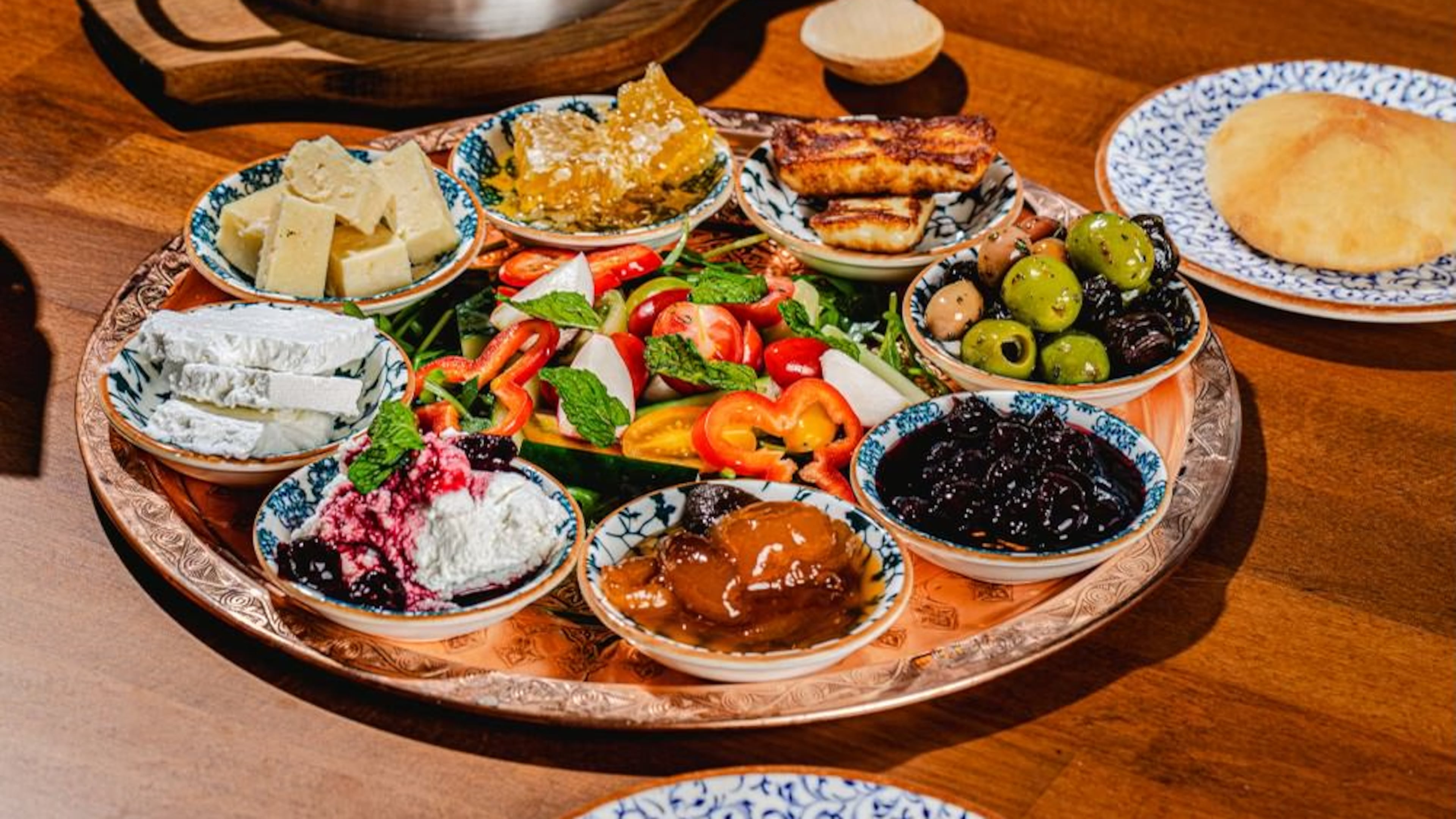 The Turkish breakfast platter at Agora Midtown is perfect for communal dining. Courtesy of Agora Midtown