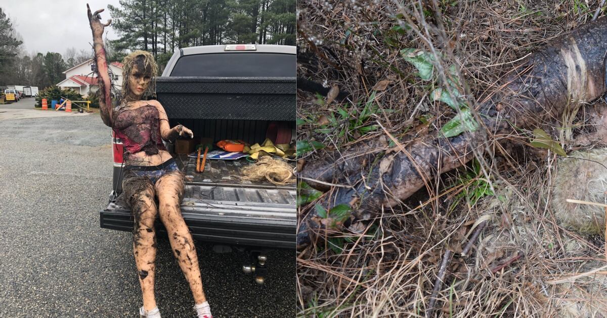 Life-size doll found when 'body' reported on hiking trail in Georgia Life-size doll found when 'body' reported on hiking trail in Georgia