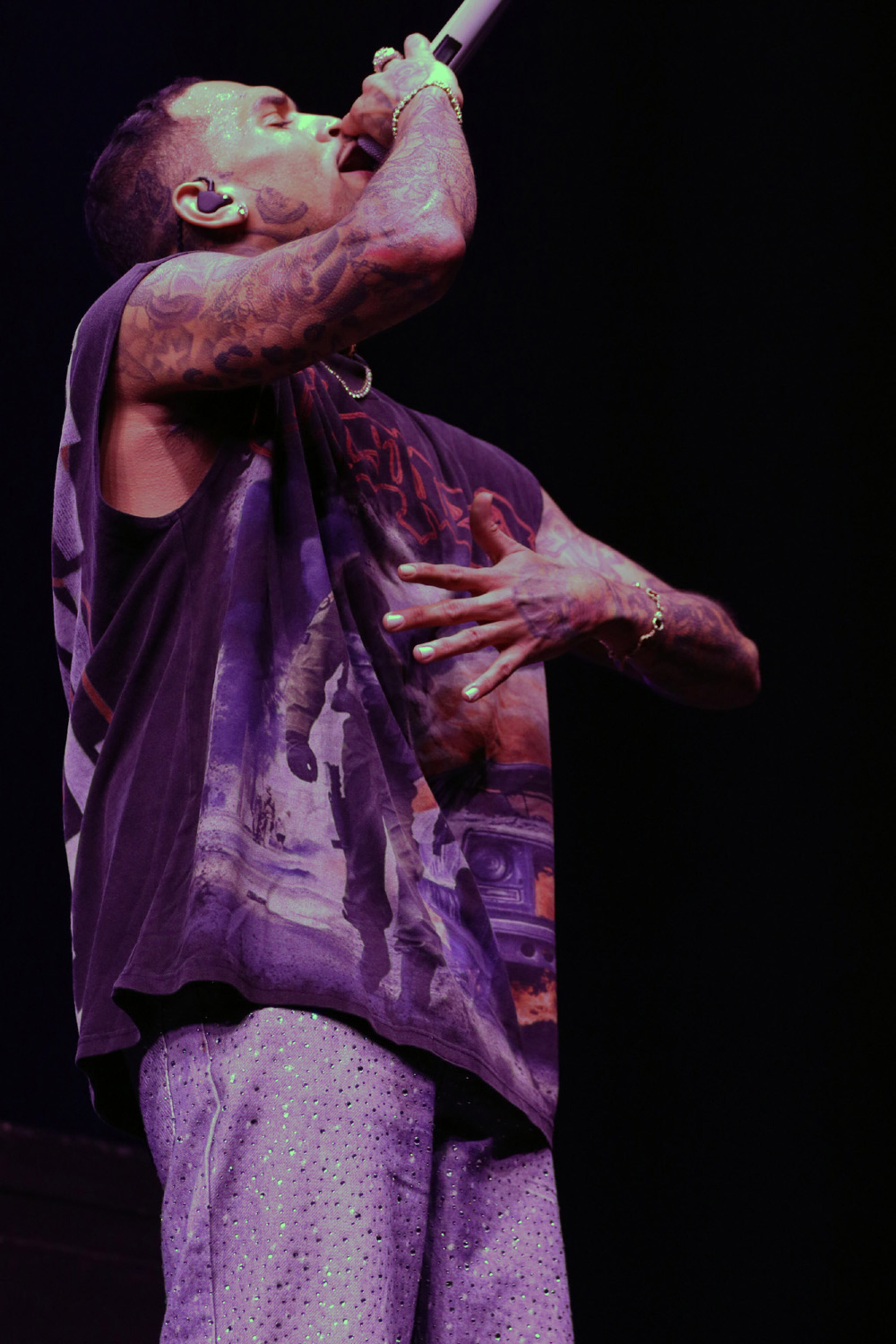 Chris Brown rocked a sold-out crowd at State Farm Arena on Friday, July 5, 2024, with openers Muni Long and Maeta.
Robb Cohen for the Atlanta Journal-Constitution