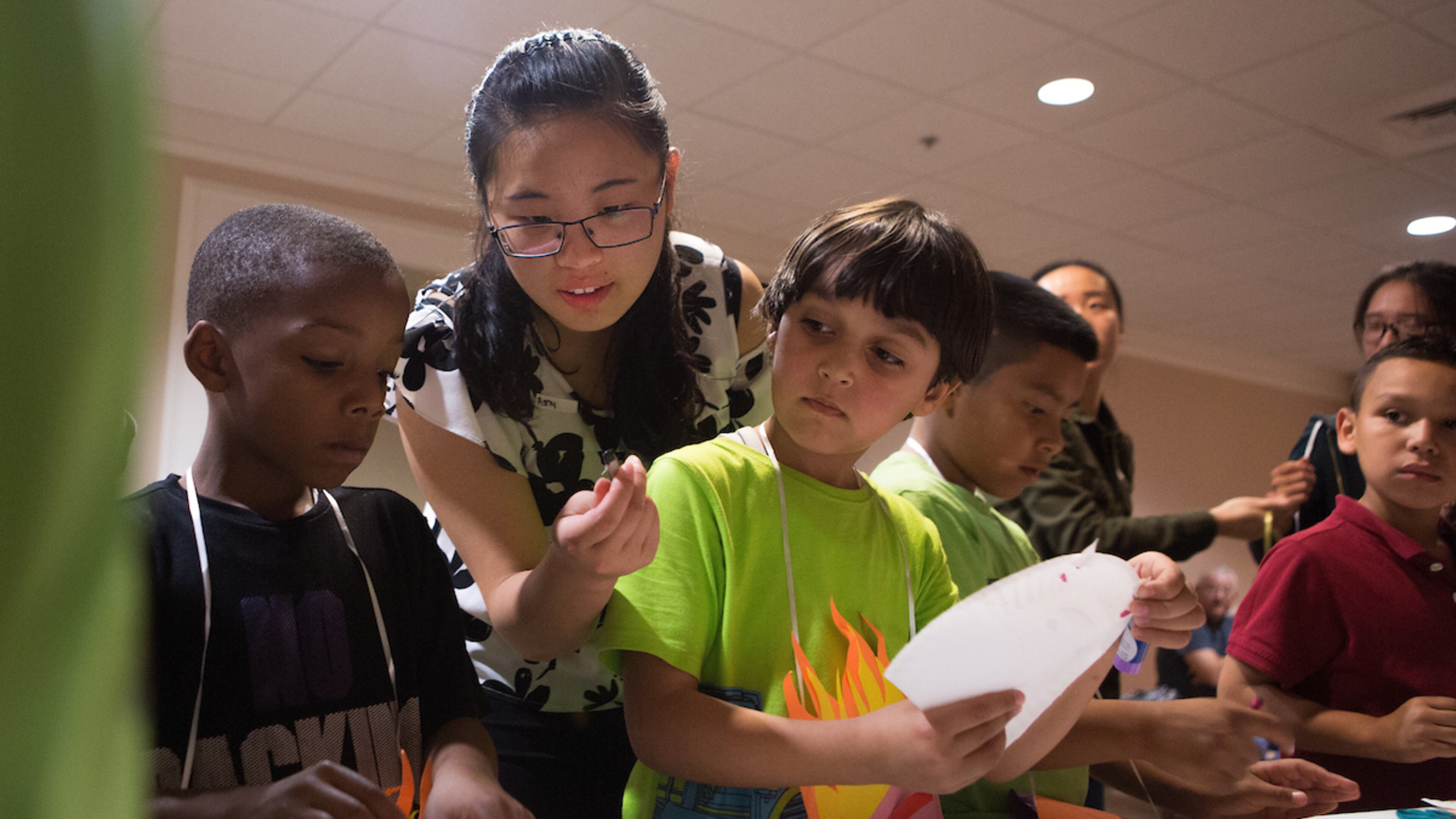 Amy Yang, a Chinese student enrolled at Brenau University, is studying early childhood education as part of a program that this year brought 44 Chinese scholars to the Gainesville campus.