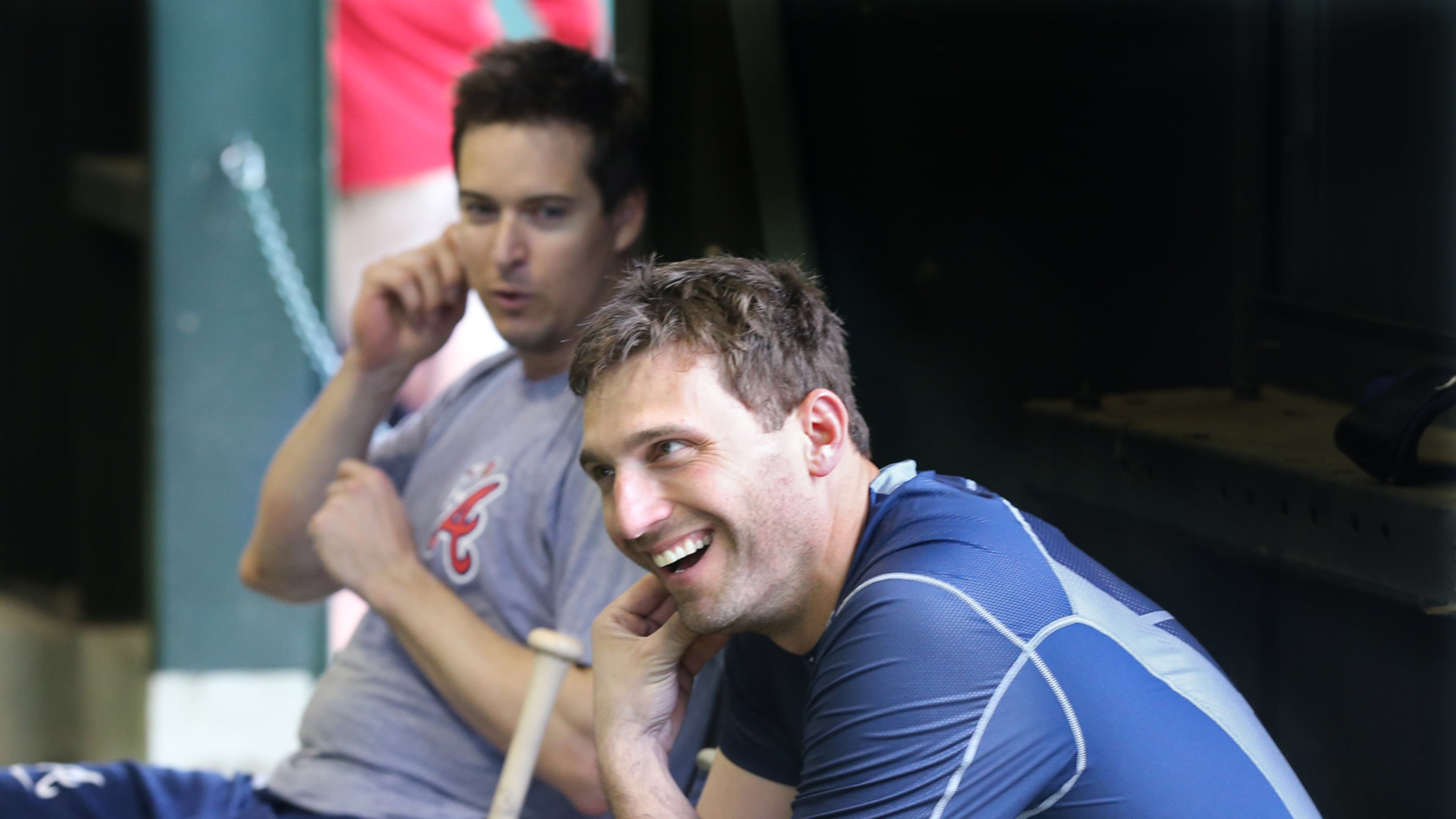 Jeff Francoeur, pictured during an early spring-training workout, must be told Tuesday by the Braves whether he’s going to be on their opening-day roster. (Curtis Compton / ccompton@ajc.com)