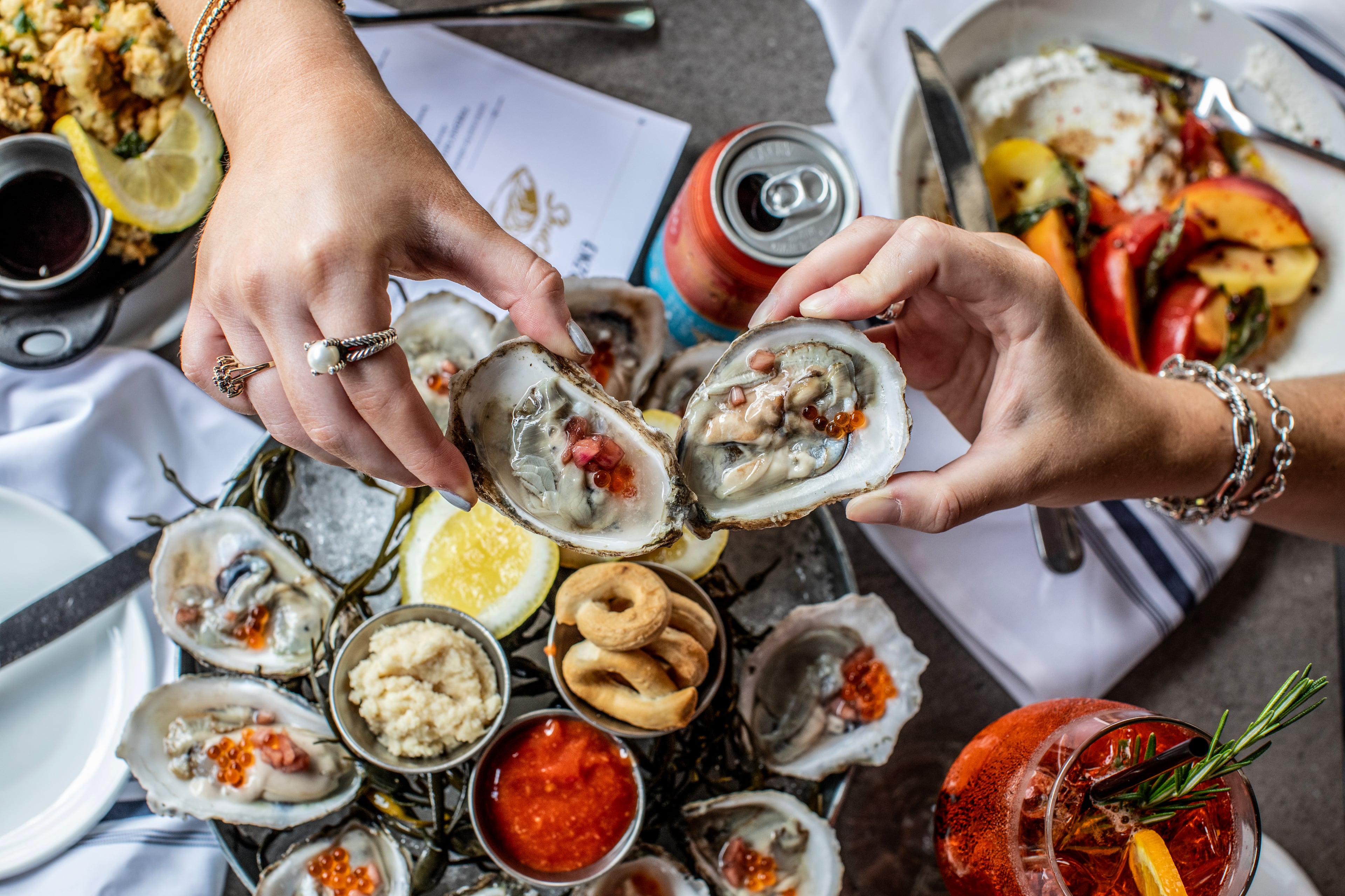 Oysters at Enzo's Steakhouse & Bar in Fayetteville, as shot by photographer Heidi Harris. (Courtesy of Heidi Harris)