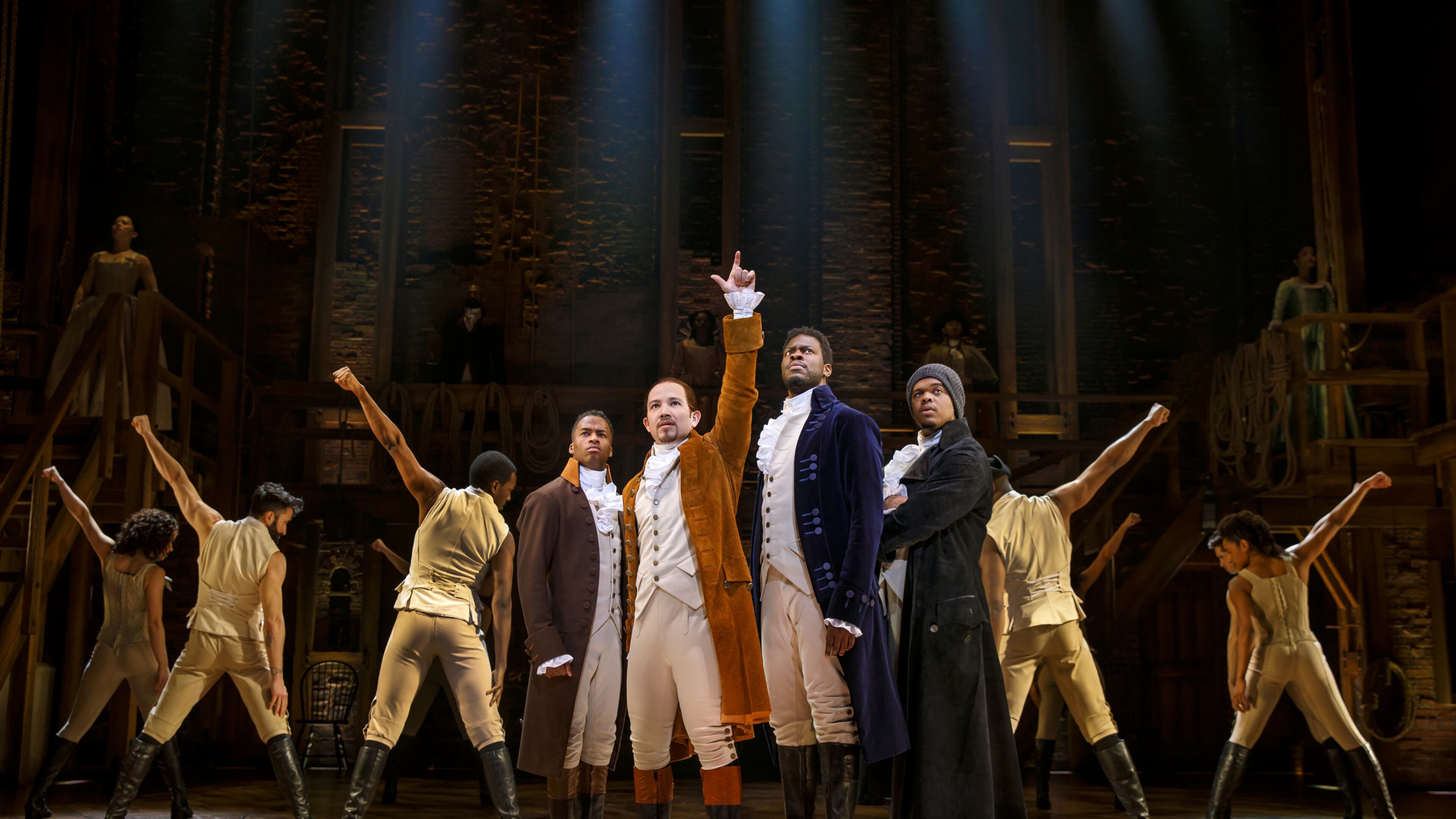 After a year's hiatus the mational touring company of the blockbuster musical 'Hamilton' returns to the Fox Theatre for a month of performances beginning Aug. 22. Photo: Joan Marcus