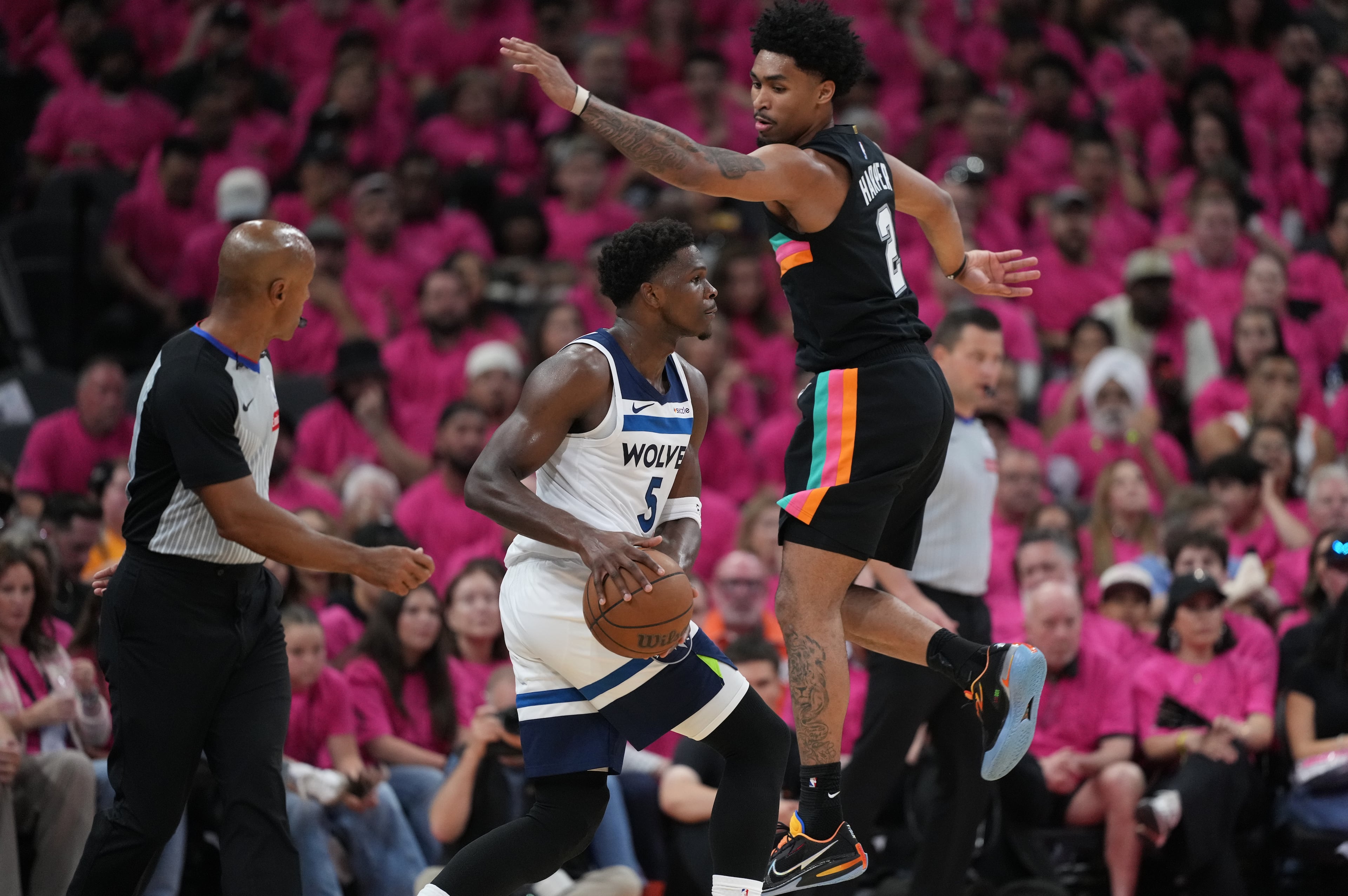 Timberwolves Spurs Basketball