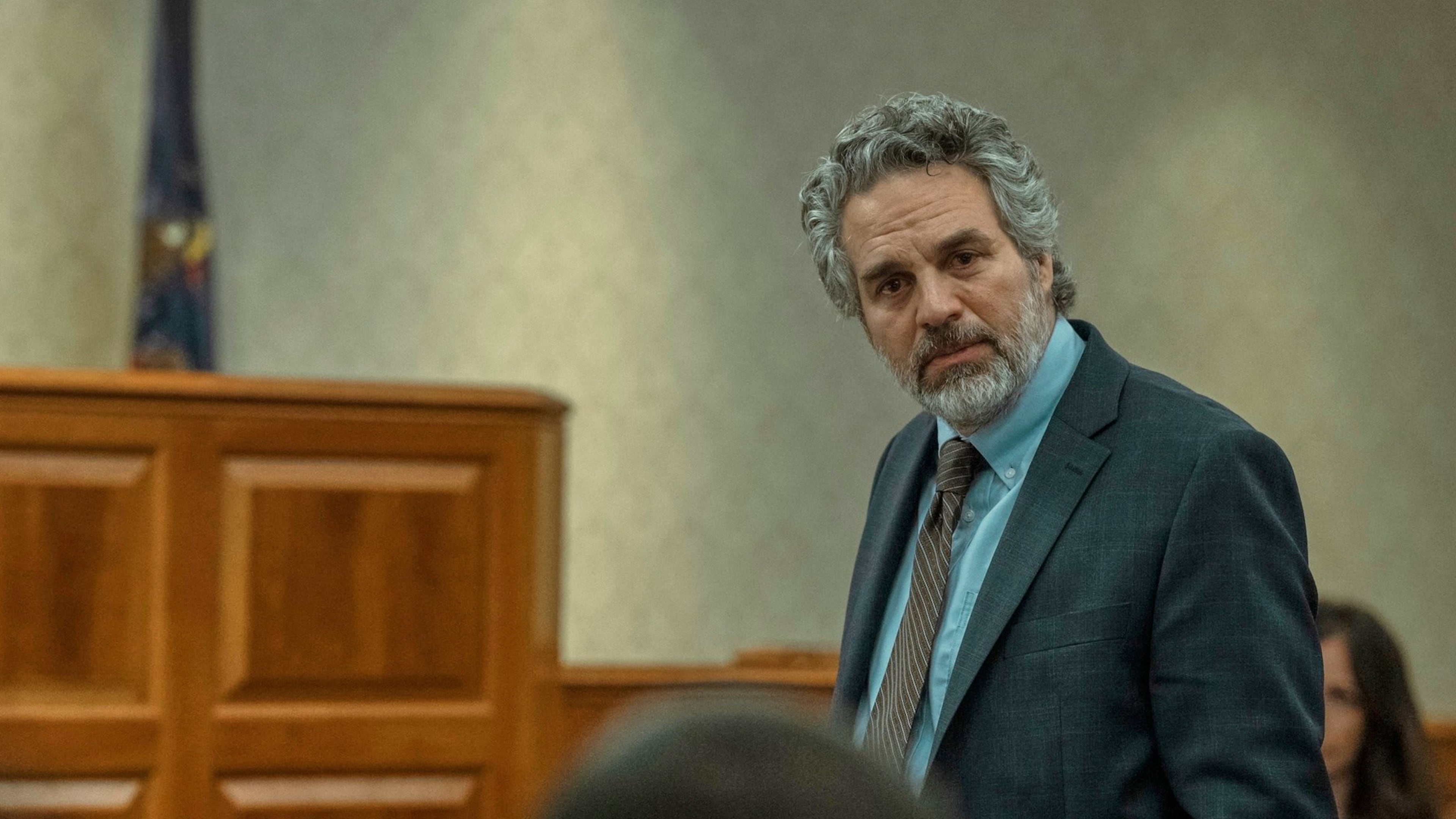 This image released by HBO shows Mark Ruffalo in a scene from "Task." (HBO via AP)