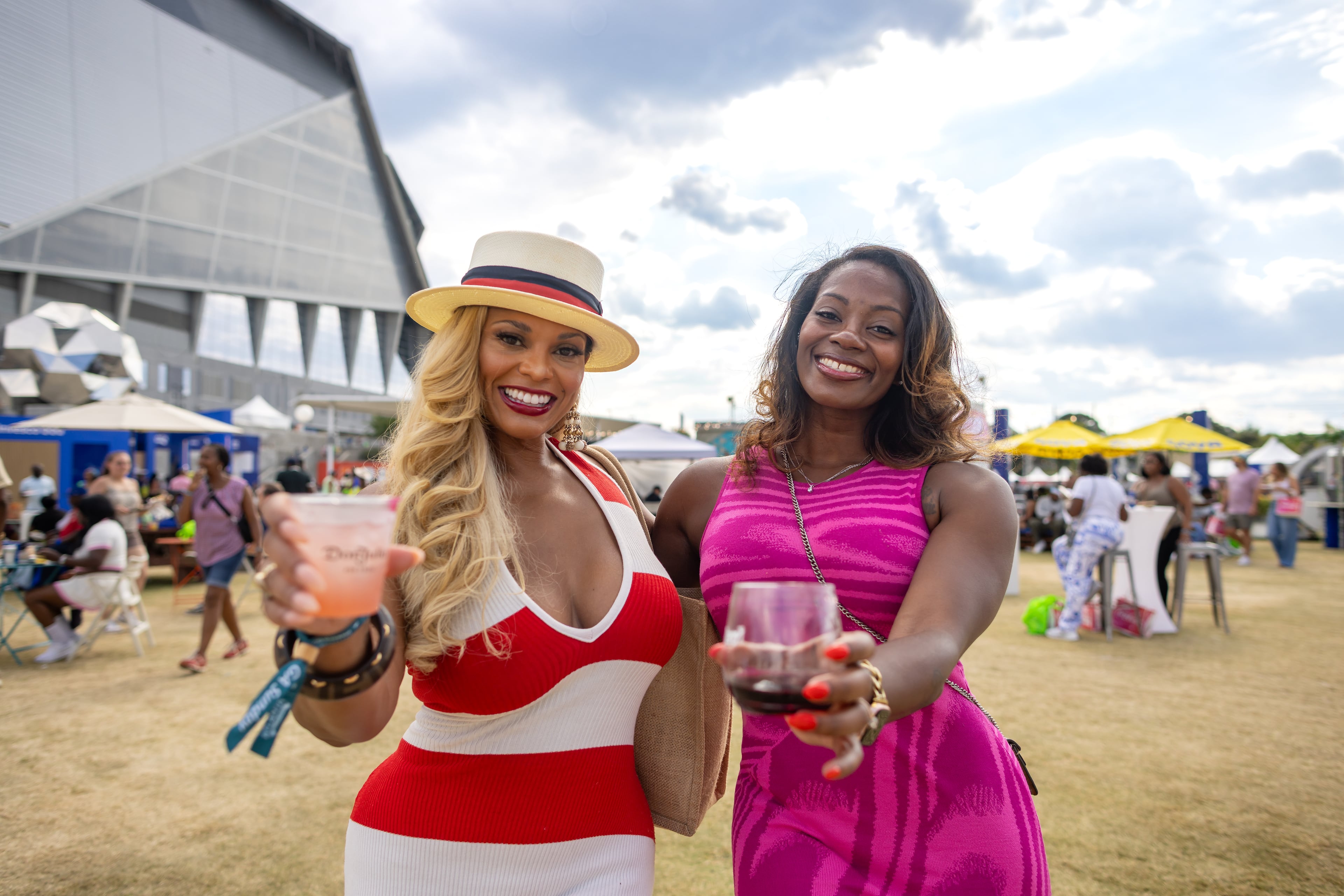 Attendees at the 2025 Atlanta Food & Wine Festival in the Home Depot Backyard. (Courtesy of John Harrington/Atlanta Food & Wine)