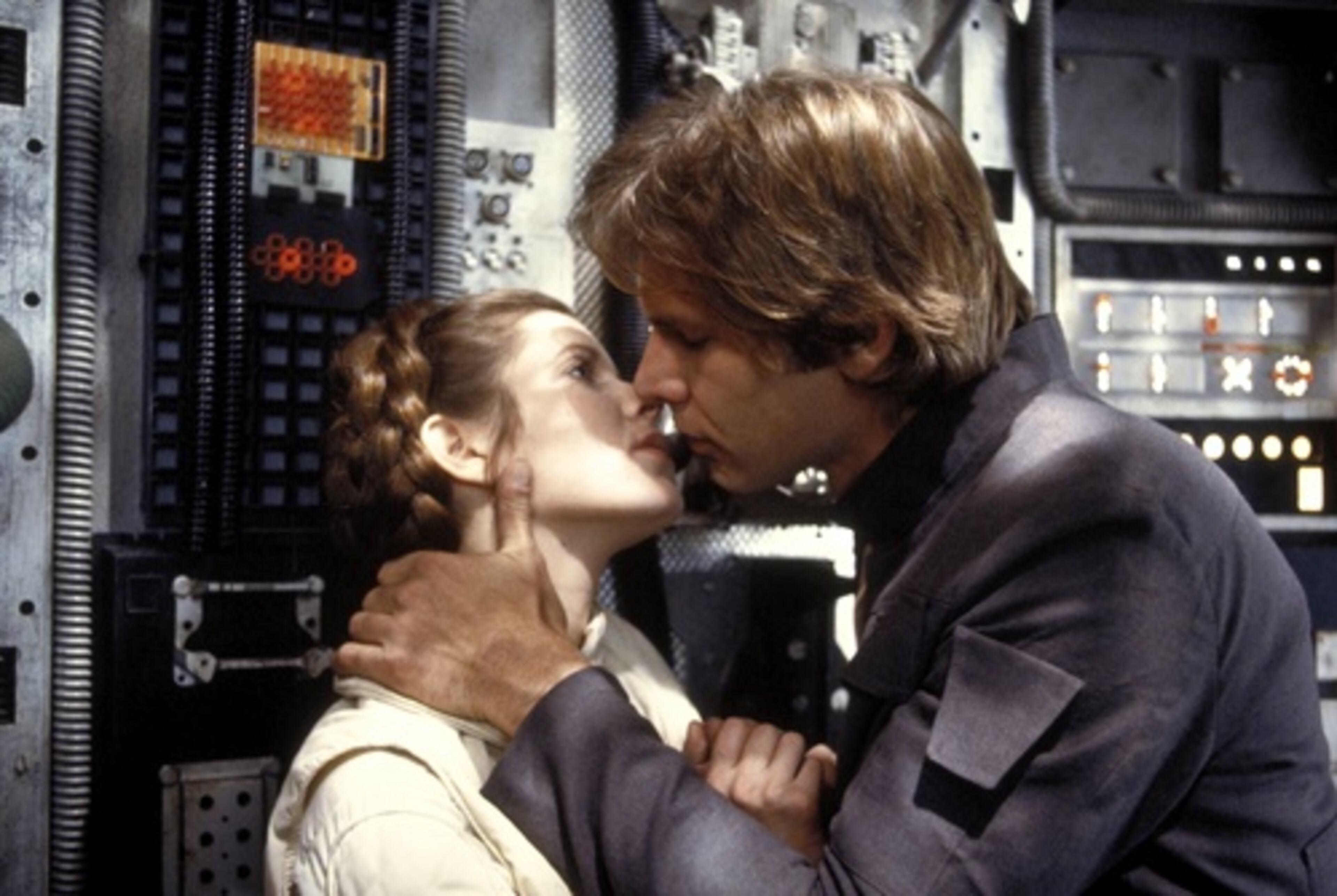 'You like me because I'm a scoundrel.' That's what Han Solo (Harrison Ford) tells Princess Leia (Carrie Fisher) in 'The Empire Strikes Back.' She objects, saying she likes nice men. He says he's a nice man. She begins to protest again but is cut off by his passionate kiss, which almost makes her faint. The moment makes us weak in the knees, too.
