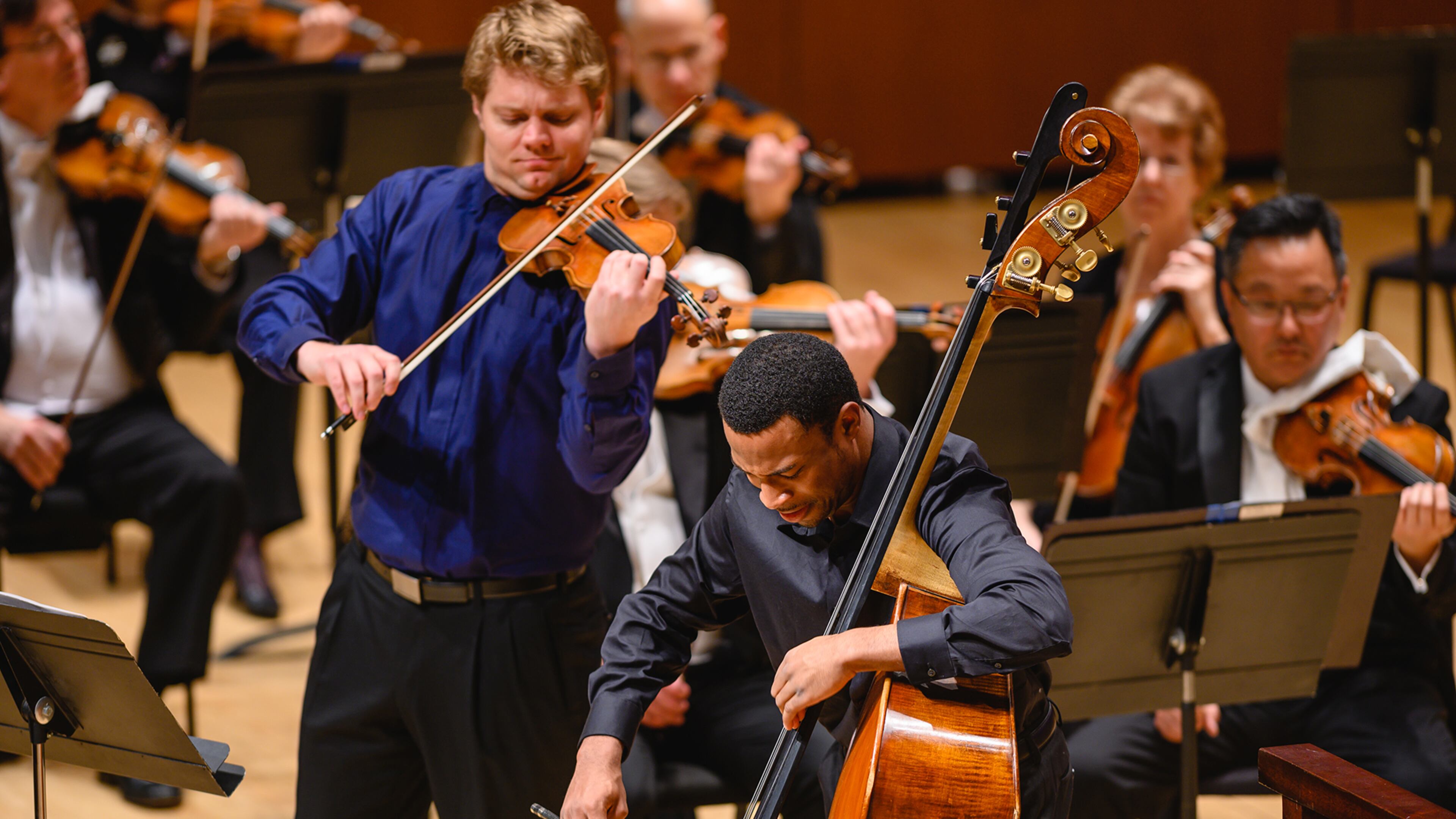 Bassist Xavier Foley will return to the ASO stage this fall as a guest soloist.
Courtesy of Rand Lines