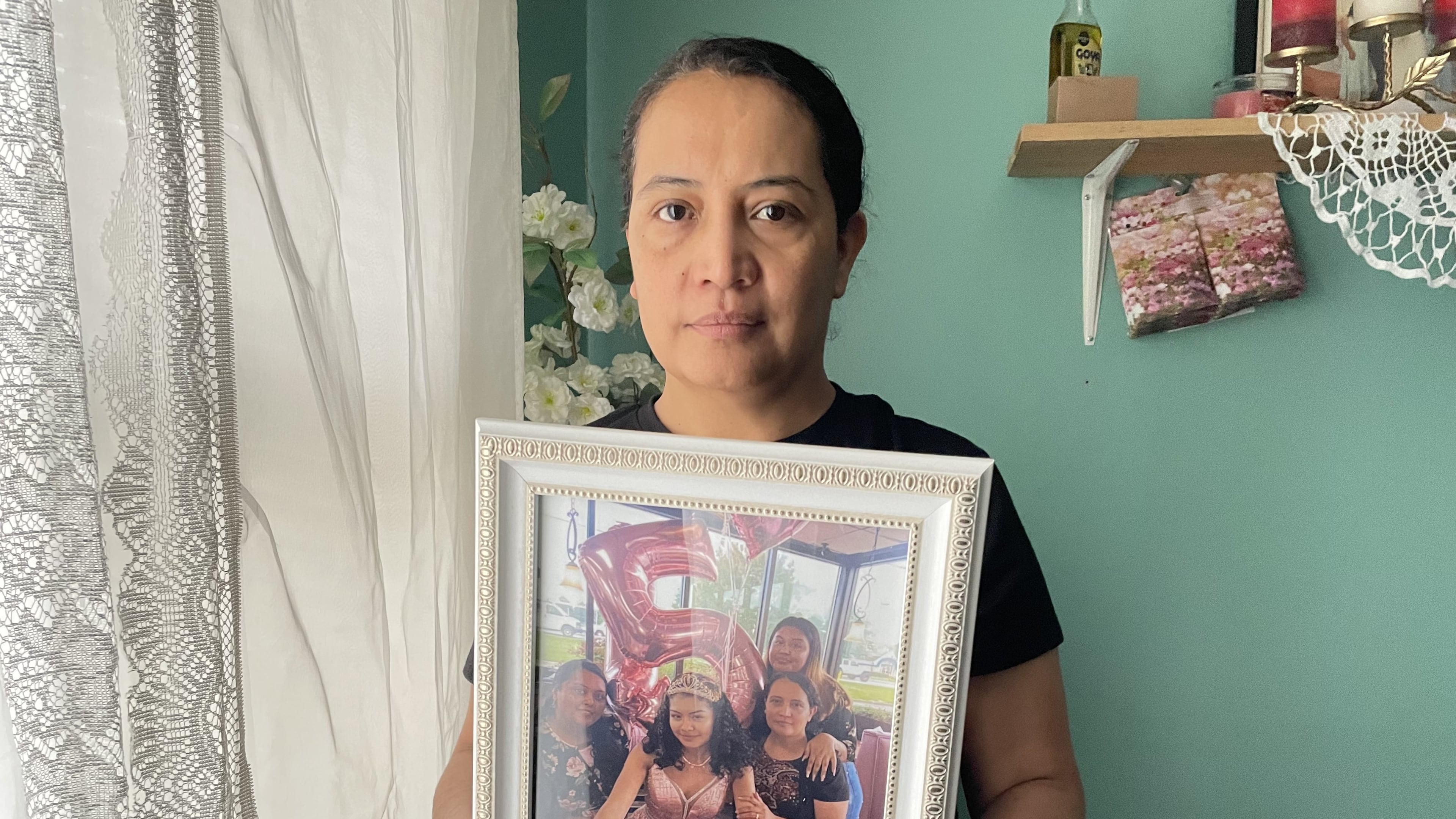 Susana Morales, 16, went missing the evening of July 26, 2022. Her body was found just over six months later, more than 20 miles from where she was last seen. During an interview in early 2023 with The Atlanta Journal-Constitution, Maria Bran showed pictures of her daughter. (Rosana Hughes/AJC)