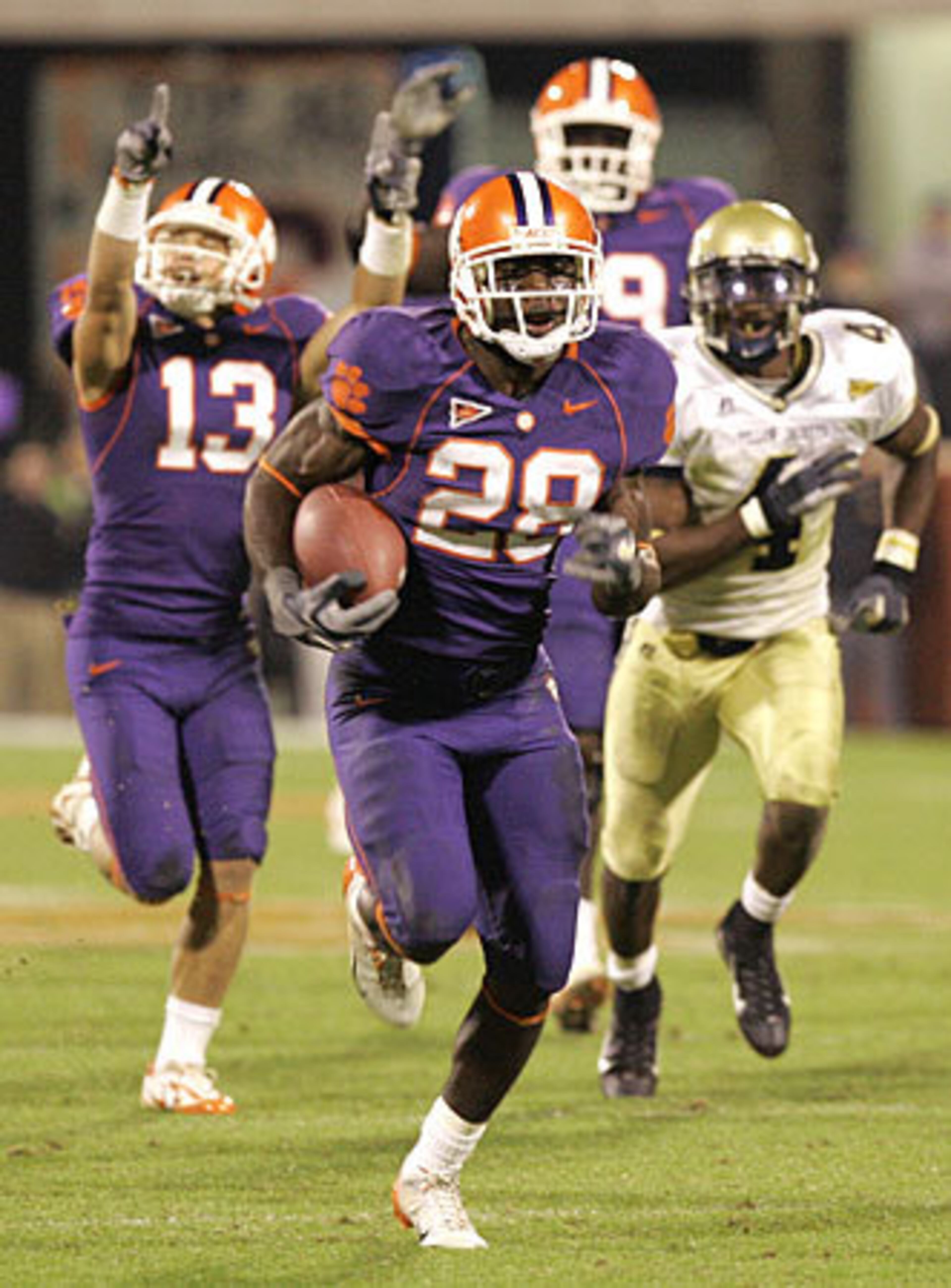 CLEMSON: 100-1. C.J. Spiller and the Tigers don't have the hype they have had the past few seasons. Could they surprise under new coach Dabo Swinney?