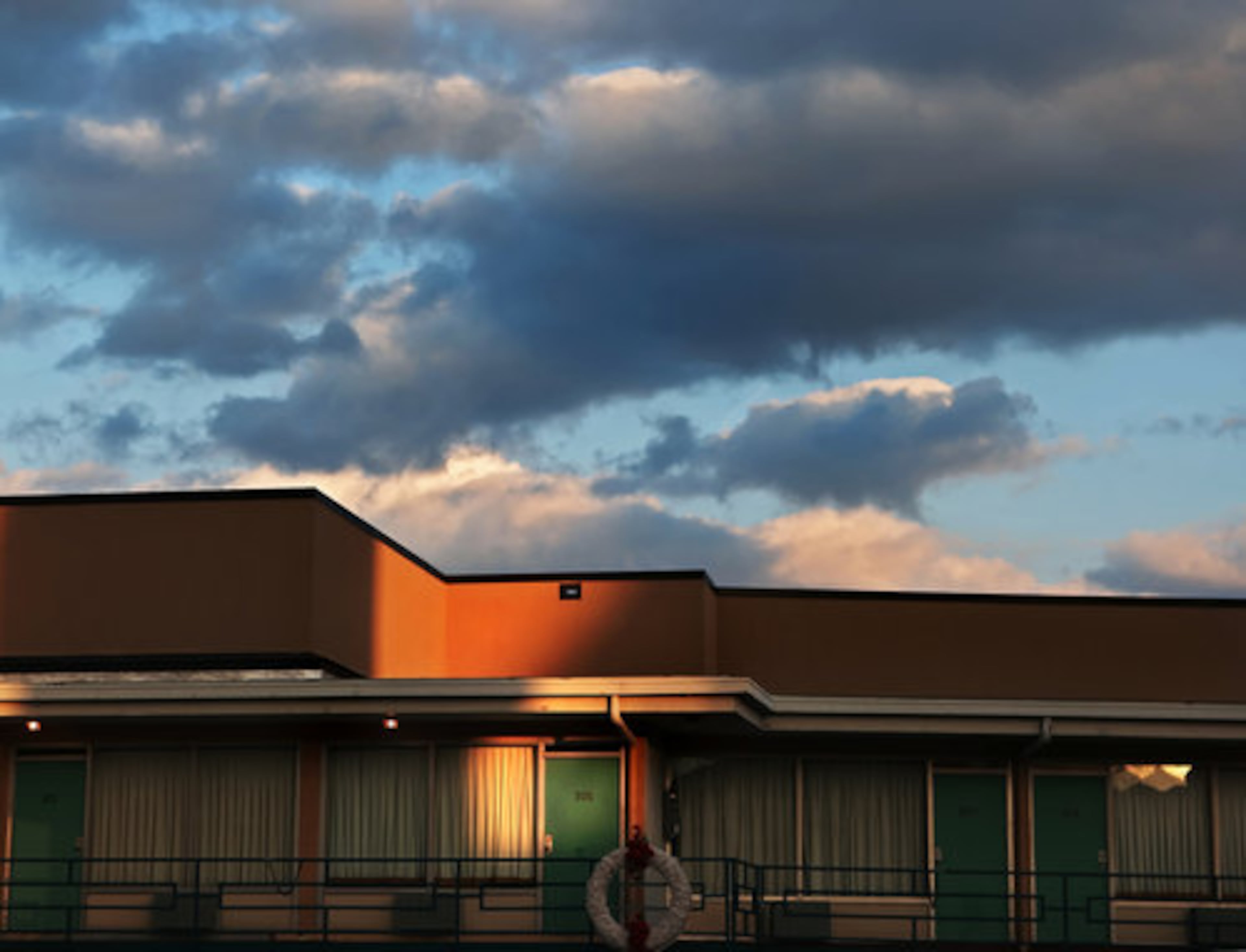 Room 306 of the Lorraine Motel in Memphis is illuminated by a stream of afternoon light around 5:40 p.m. on March 23, 2008. The photo was taken at this time in the afternoon at that very spot Martin Luther King Jr. was killed by an assassin's bullet more than 40 years ago.