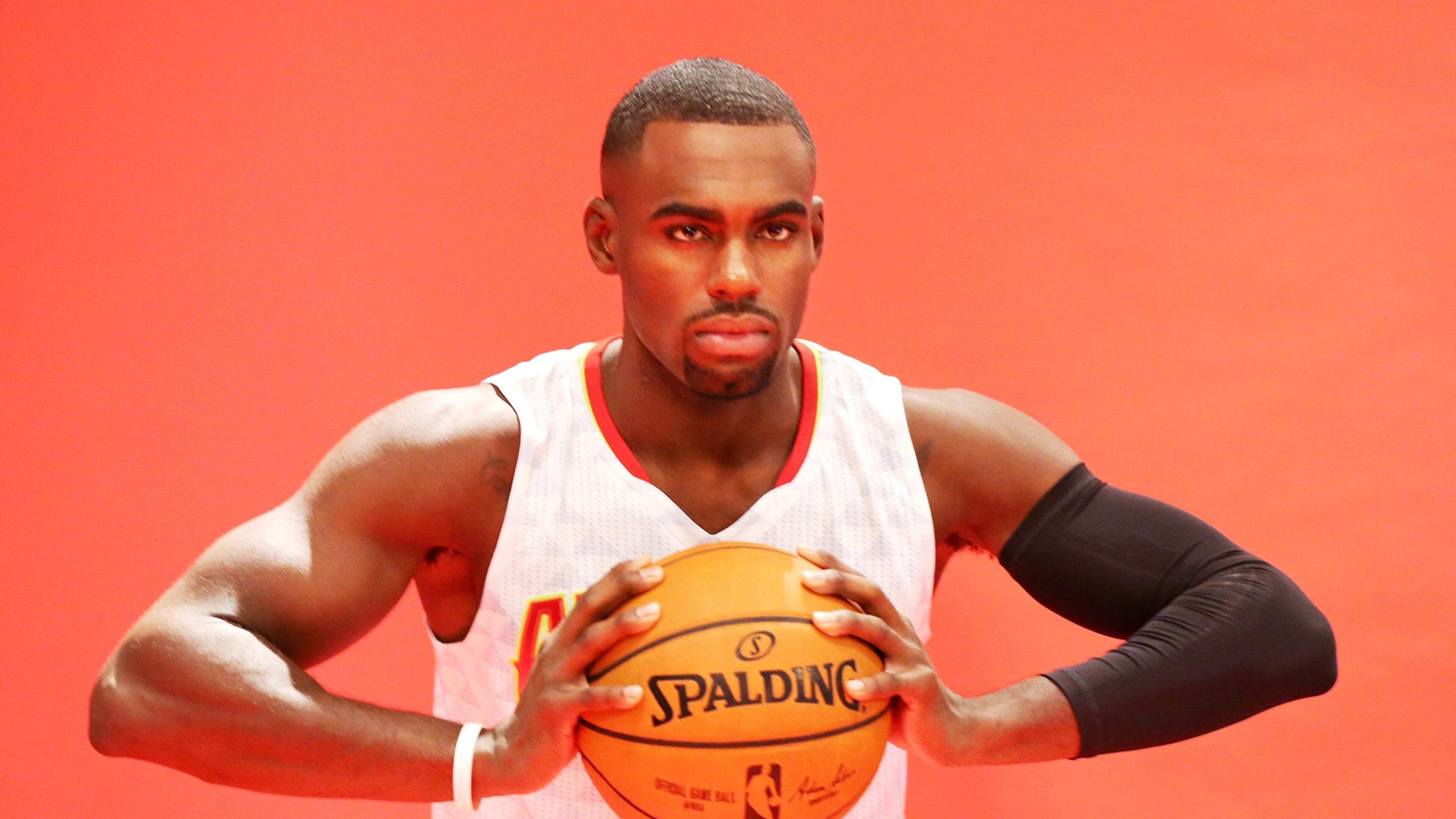 Hawks guard Tim Hardaway Jr. poses for a portrait during Hawks media day on Sept. 26, 2016, in Atlanta. Curtis Compton /ccompton@ajc.com