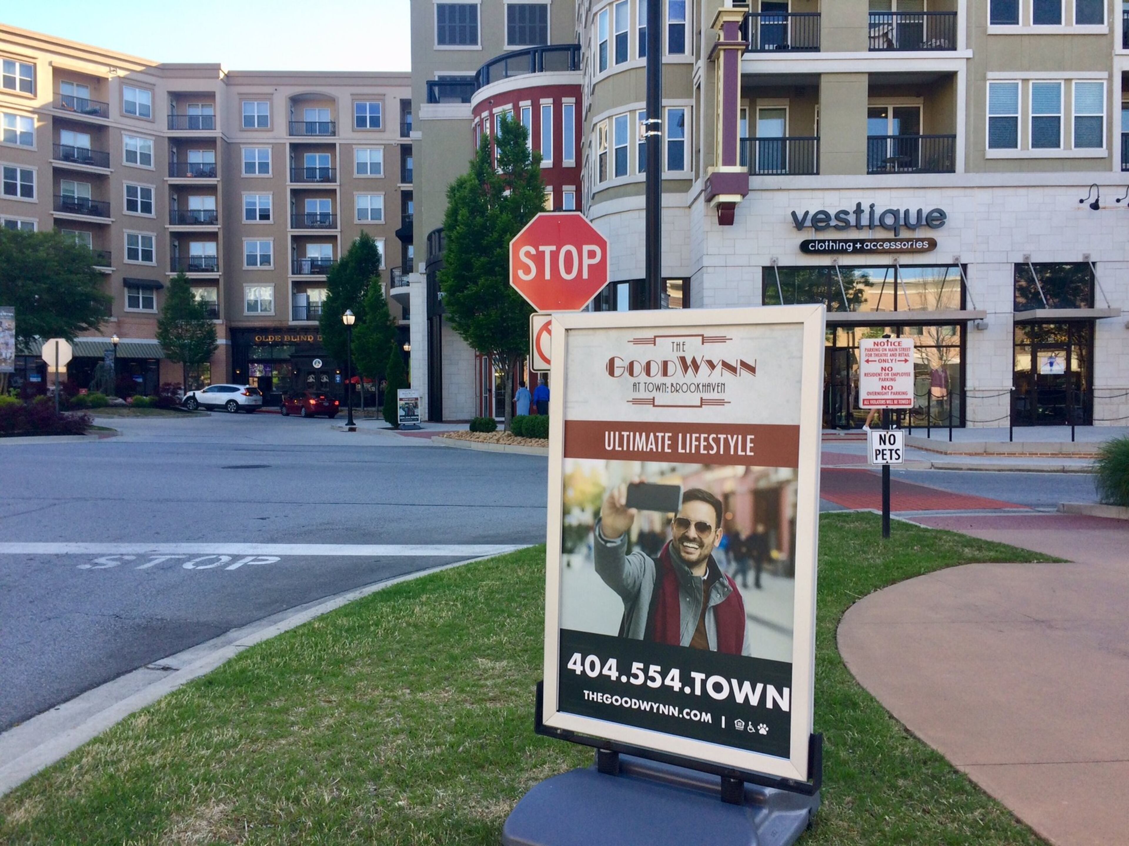 Town Brookhaven, the closest thing to a downtown in that city.