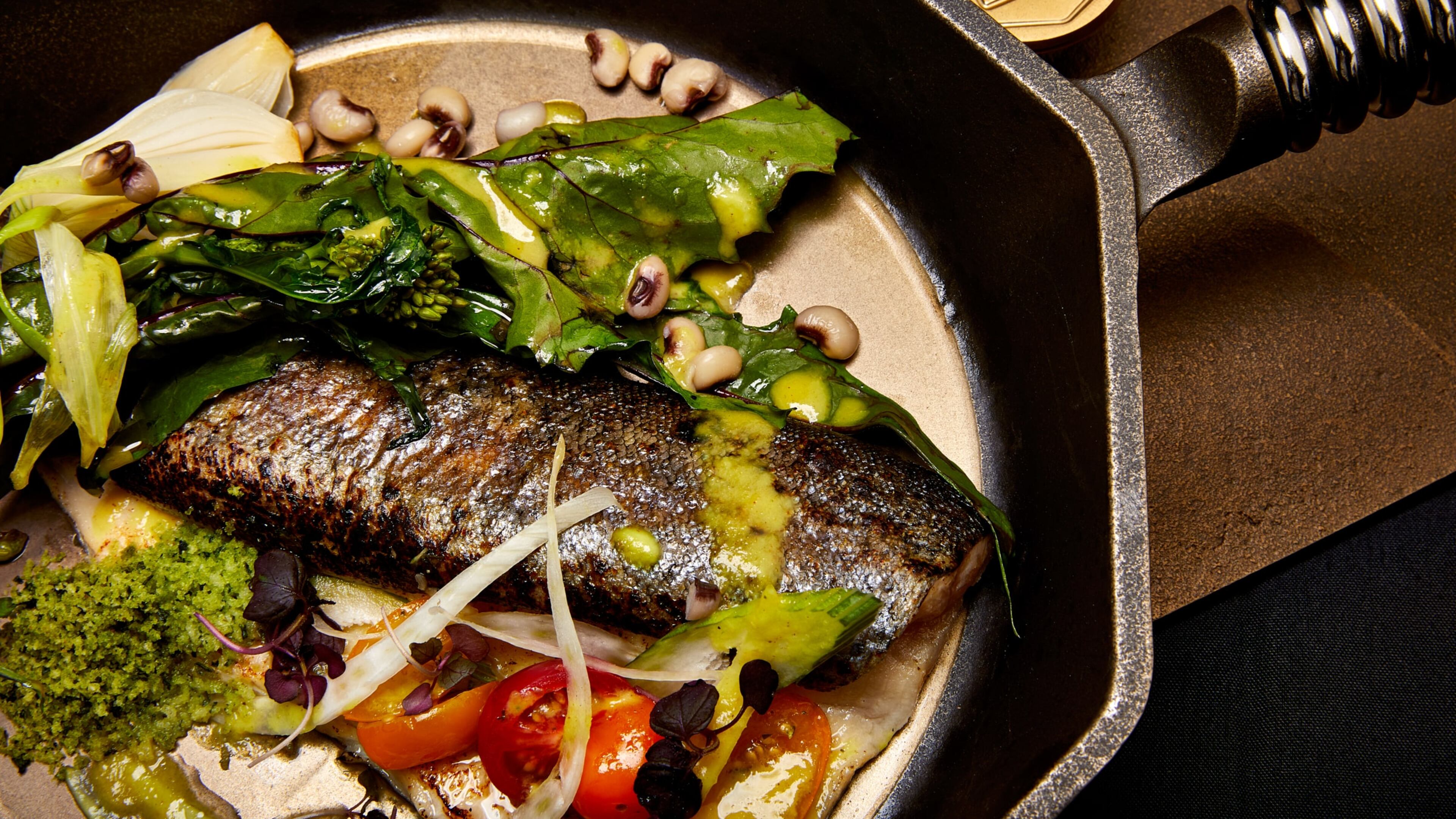 A dish from the menu of Farmed Kitchen and Bar. Courtesy of Farmed Kitchen and Bar