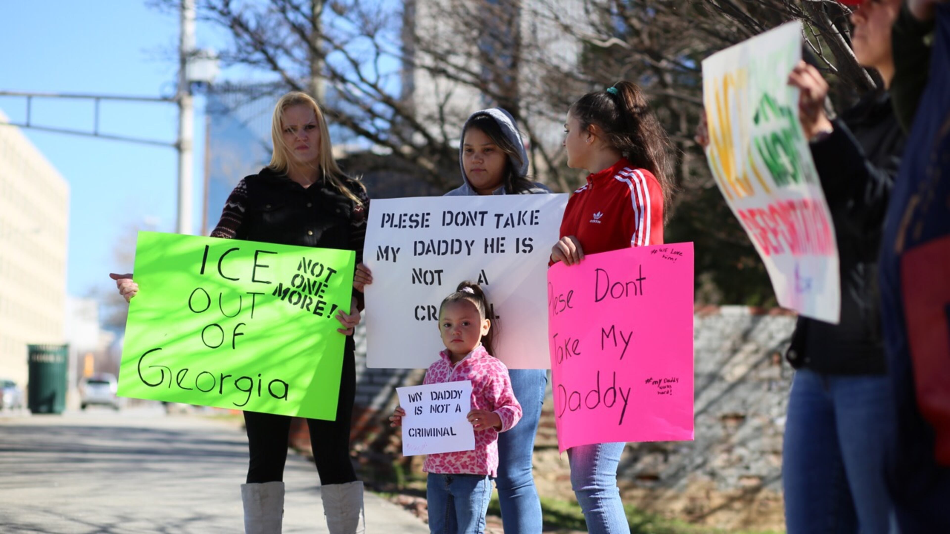 Georgia protestors come out during 'A Day Without Immigrants'. / Photo courtesy of Mundo Hispanico