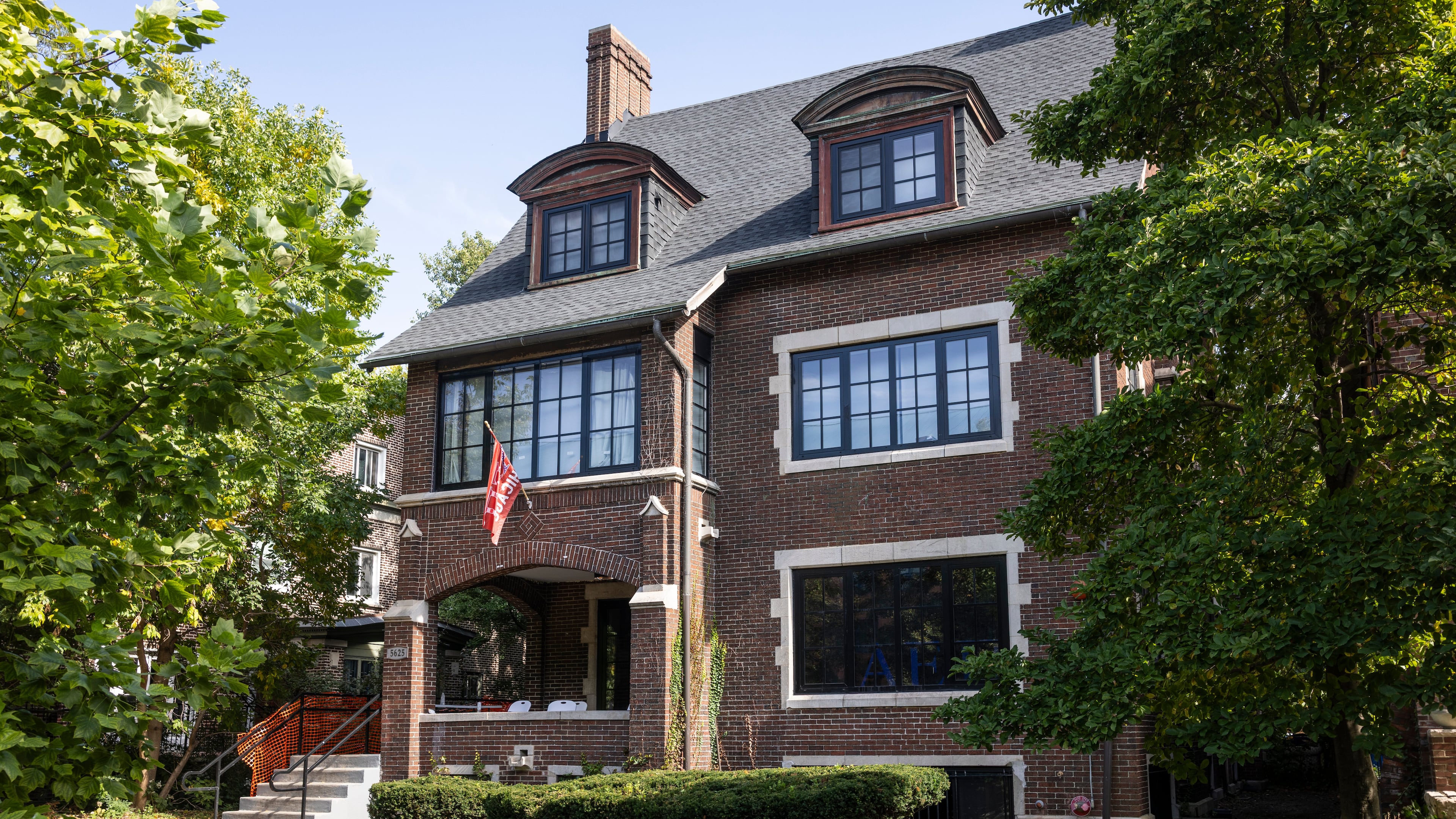 The Lambda chapter of the Alpha Epsilon Pi (AEPi) fraternity near the University of Chicago on the South Side, is shown on Monday, Oct. 12, 2026. (Ashlee Rezin/Chicago Sun-Times via AP)