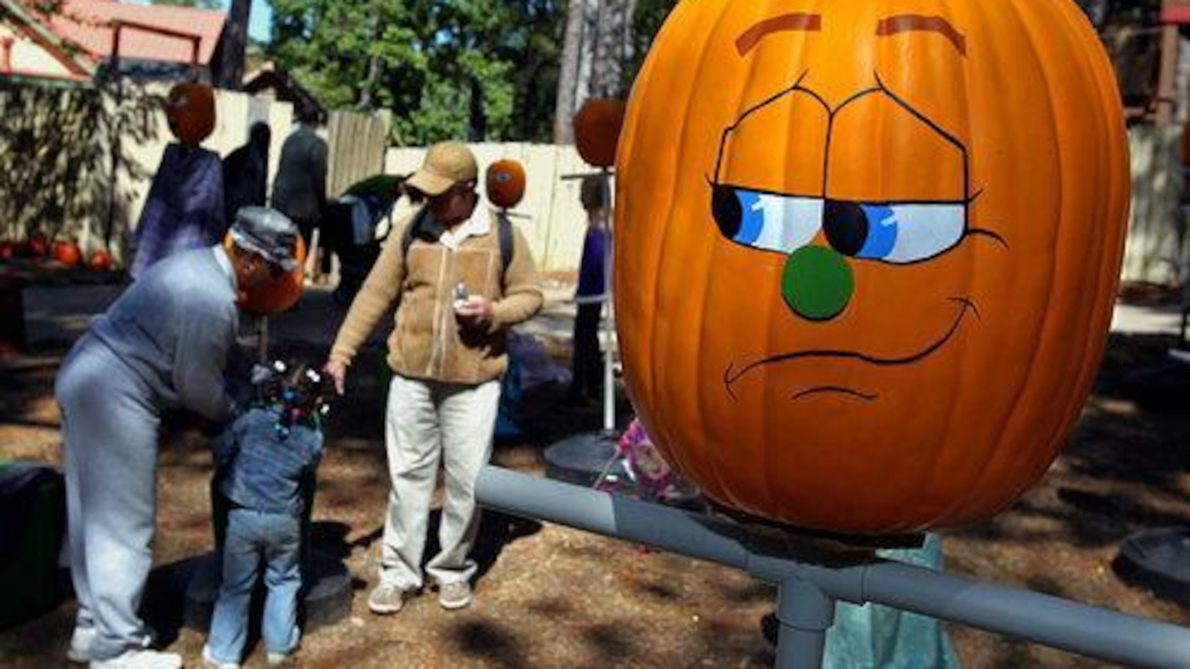 Visiting Stone Mountain Park's Pumpkin Festival has become a fun fall tradition for many area families. (Jason Getz/AJC FILE)