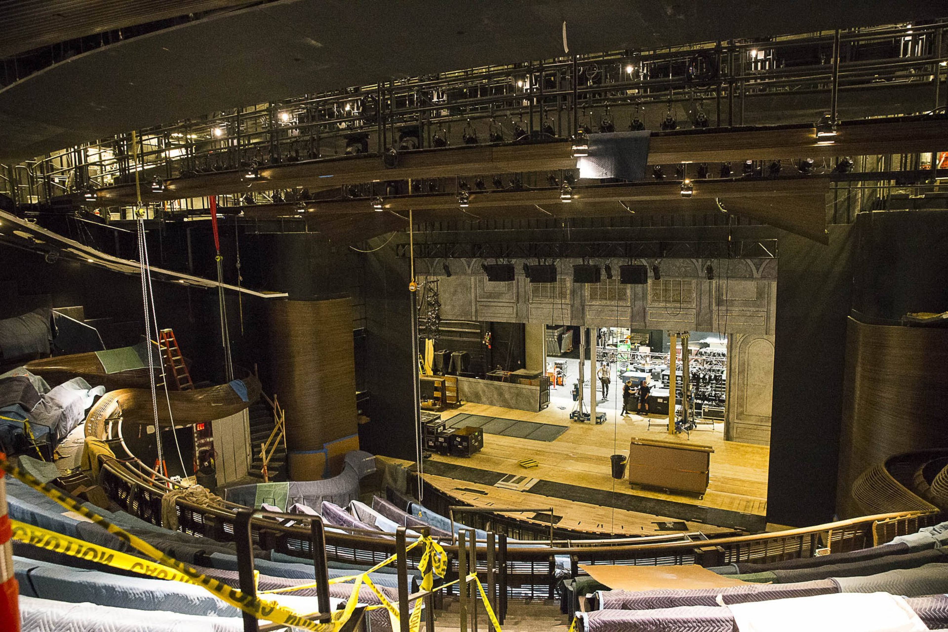 Fewer seats — 650 rather than 770 — in the newly renovated Alliance Theatre Coca-Cola Stage will improve sight lines and leg room. ALYSSA POINTER/ALYSSA.POINTER@AJC.COM