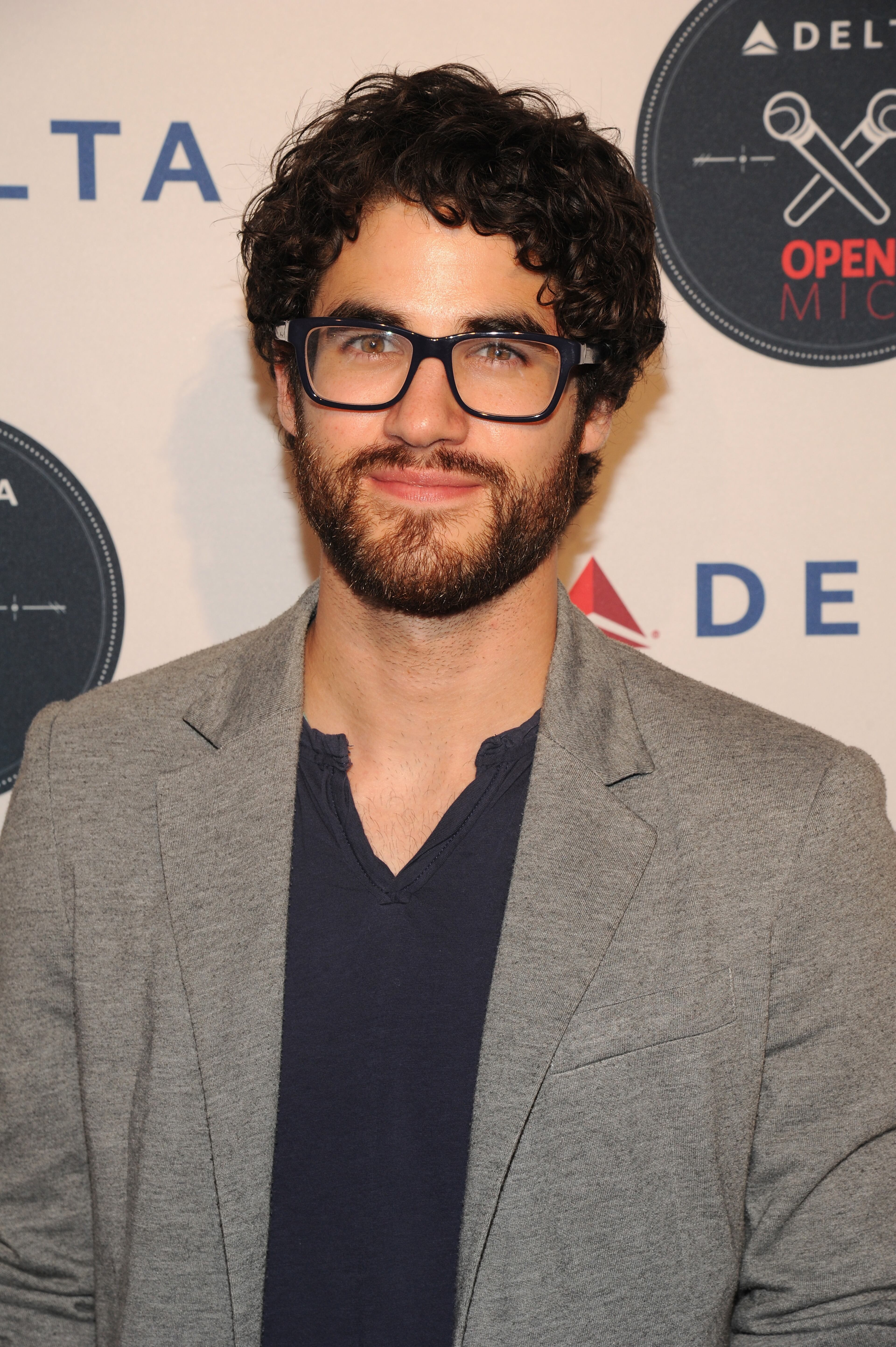 NEW YORK, NY - AUGUST 20: Actor Darren Criss attends the Delta OPEN Mic, a private karaoke event in celebration of her upcoming defending tennis championship and magazine cover profile with celebrity guests and friends at Arena, on August 20, 2014 in New York City. (Photo by Bryan Bedder/Getty Images for Delta)