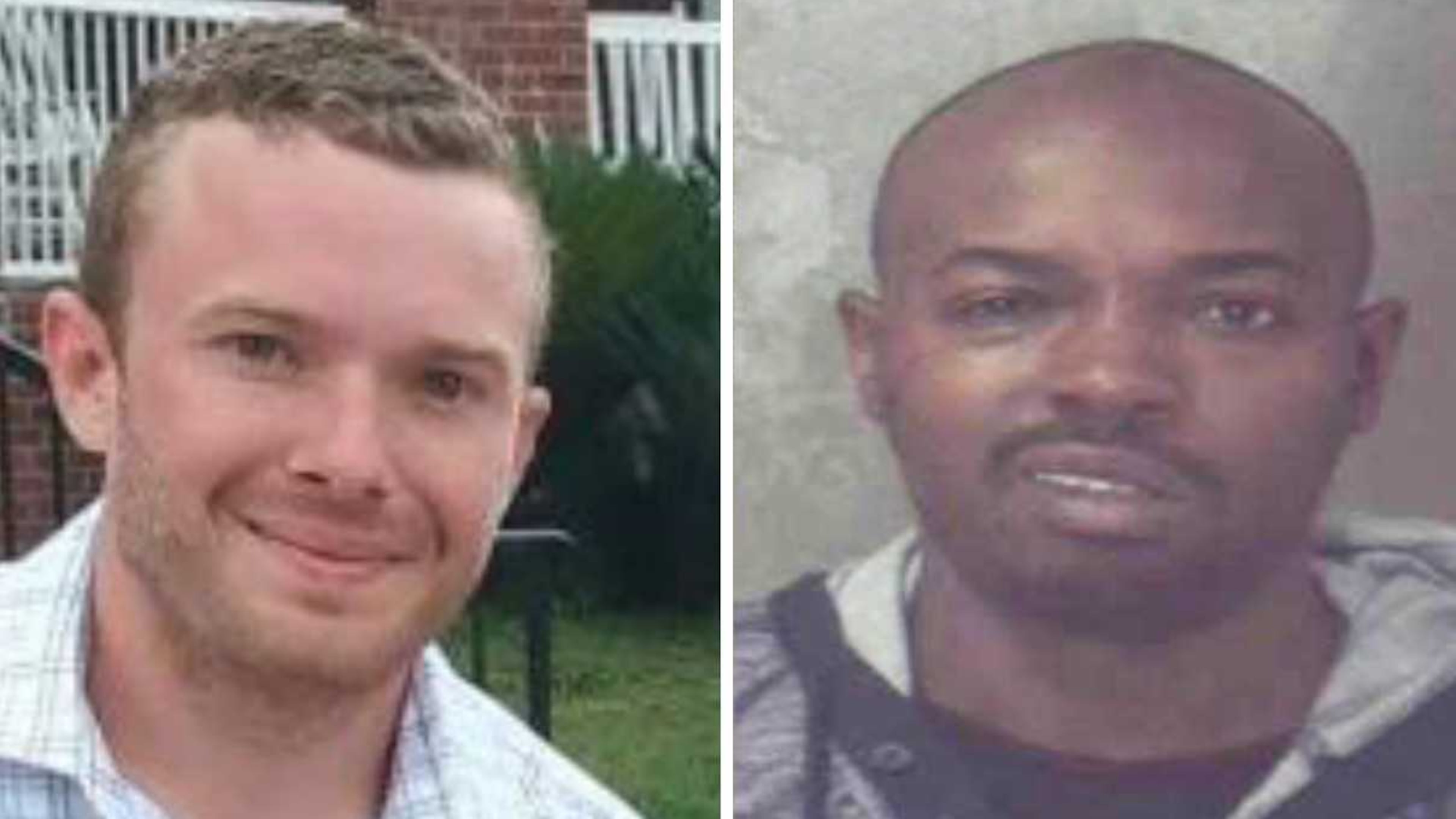 Victim Jonathan Alexander Newton, at left. Jeffries Scott Anderson, at right, was sentenced to life plus 30 years for Newton’s murder