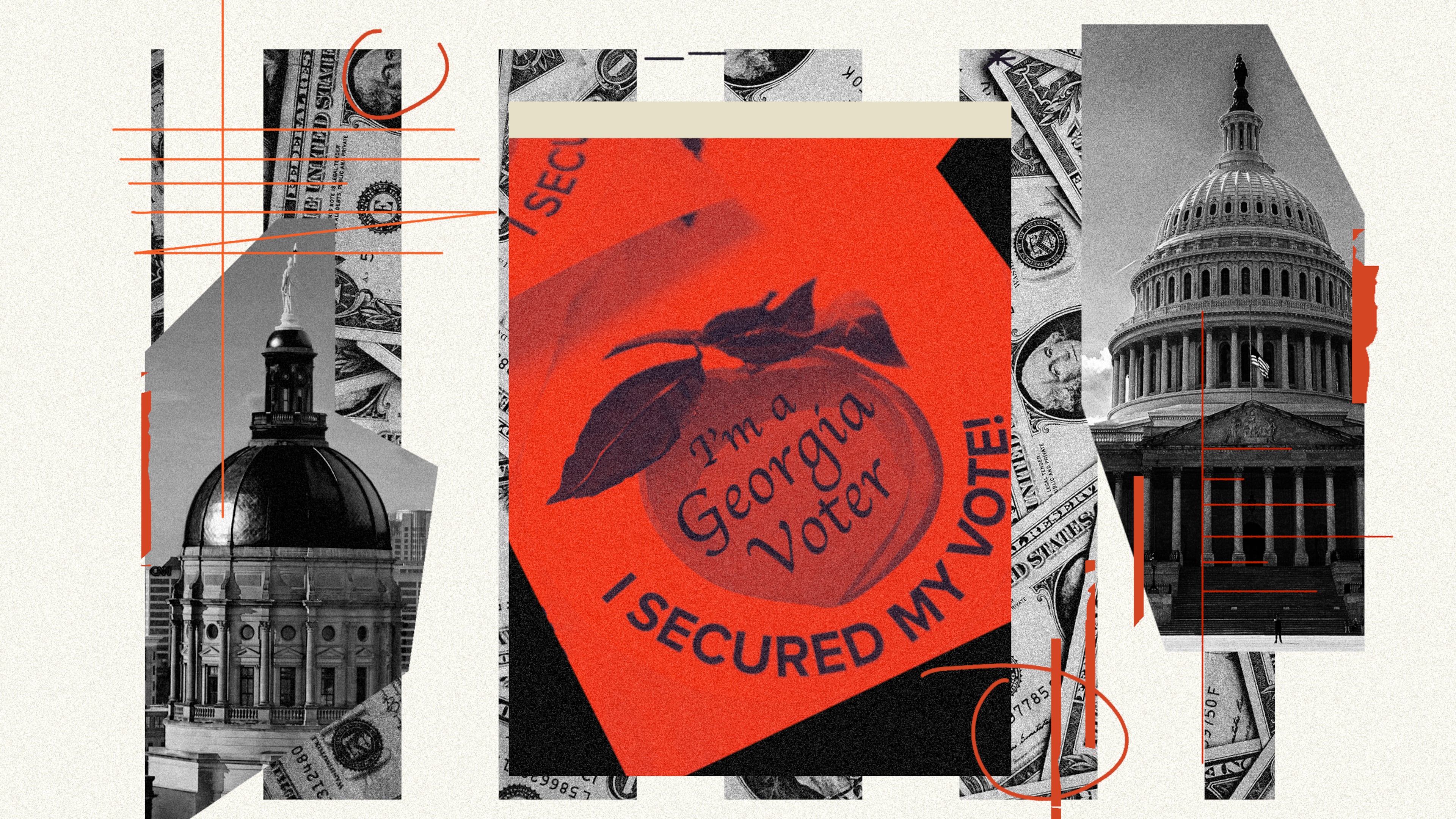 With roughly a month to go until primary day in Georgia, candidates in some of the state's most competitive congressional races have begun to lap the field in fundraising. (Philip Robibero | Source: Getty, Pexels, AJC)