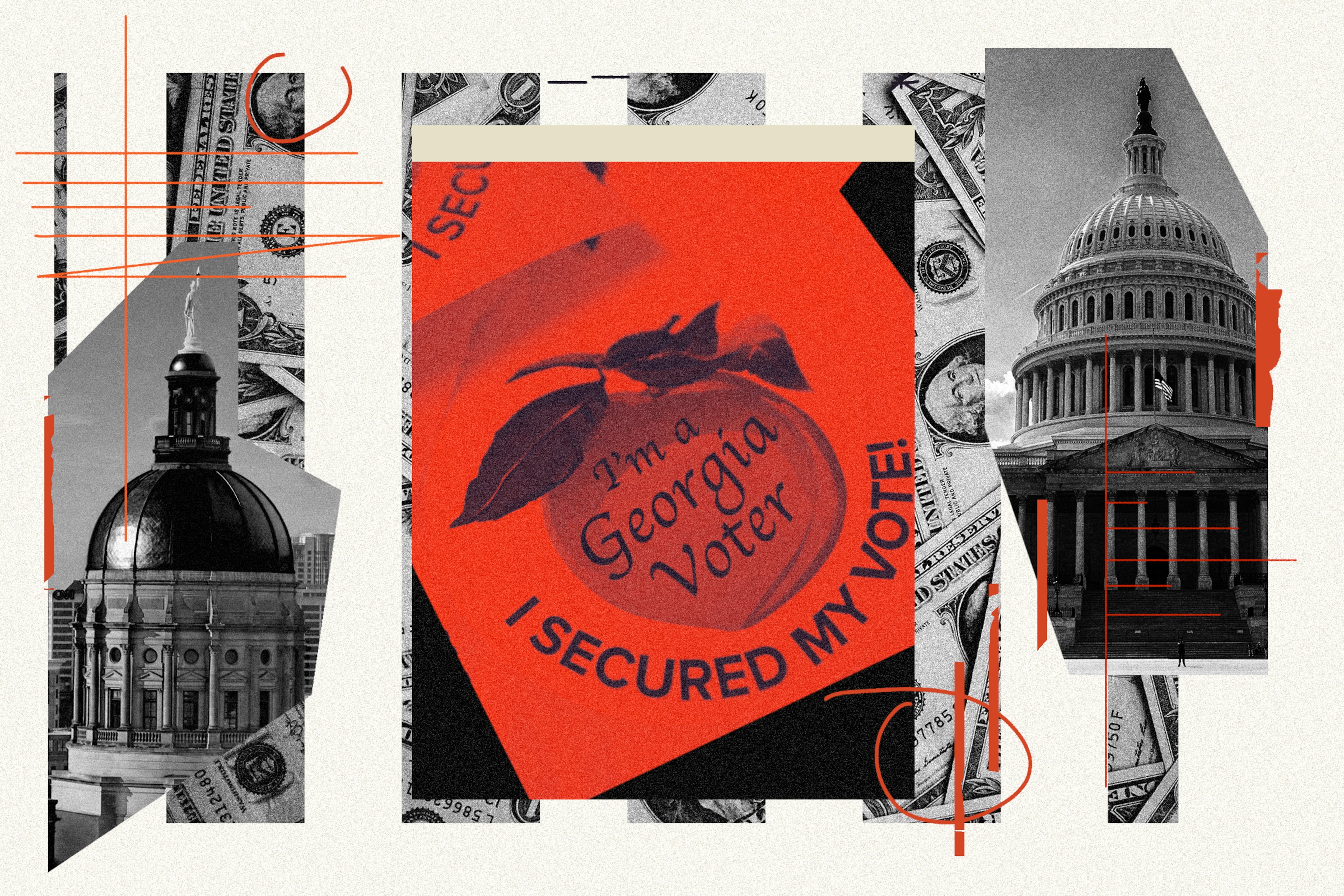 (Photo Illustration: Philip Robibero | Source: Getty, Pexels, AJC)