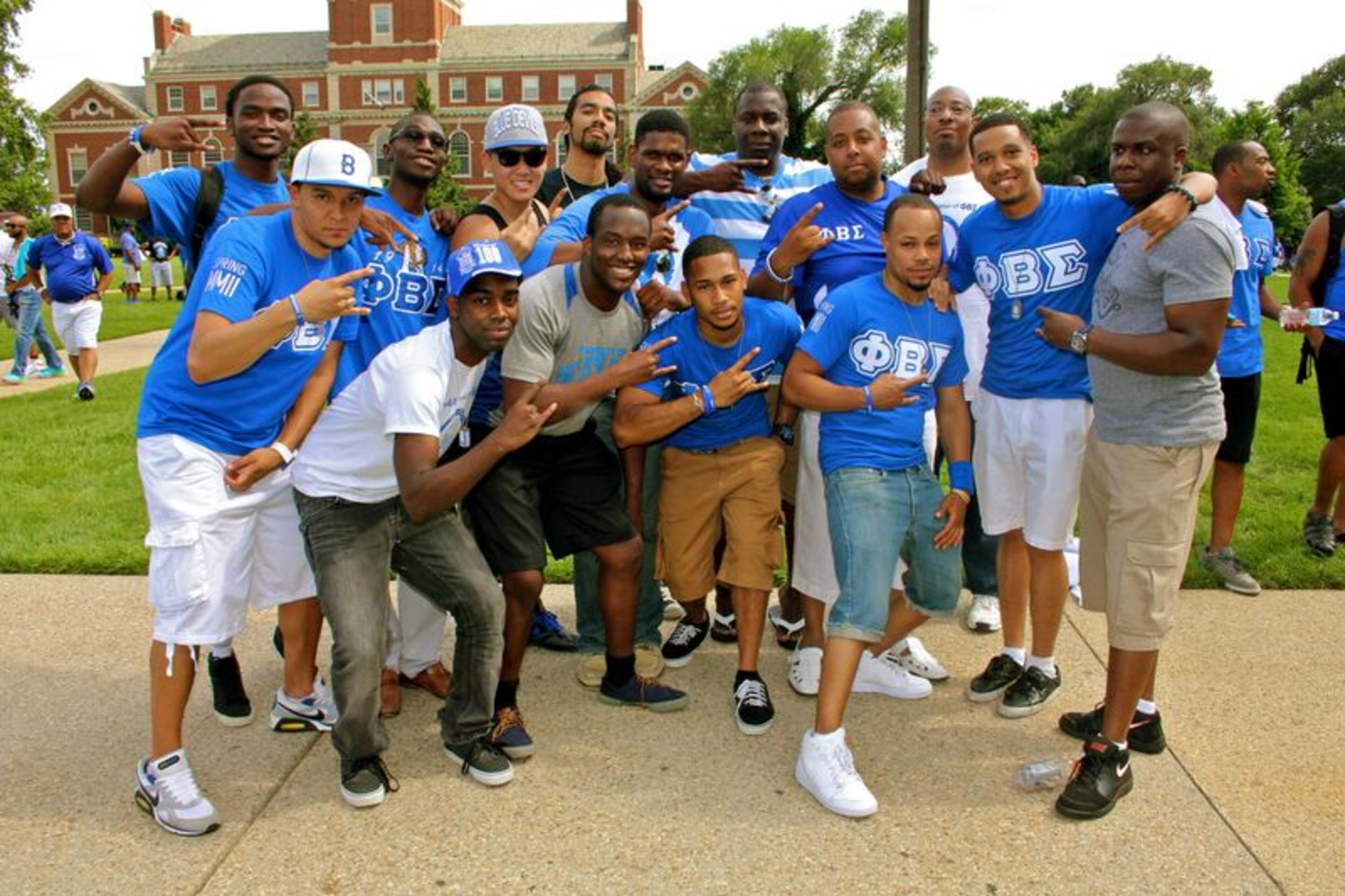 Today, the fraternity serves has a membership of more than 200,000 men in over 700 chapters throughout the United States, Africa, Europe, Asia, and the Caribbean. Thousands gathered in 2014 on the campus of Howard University for the fraternity's centennial.