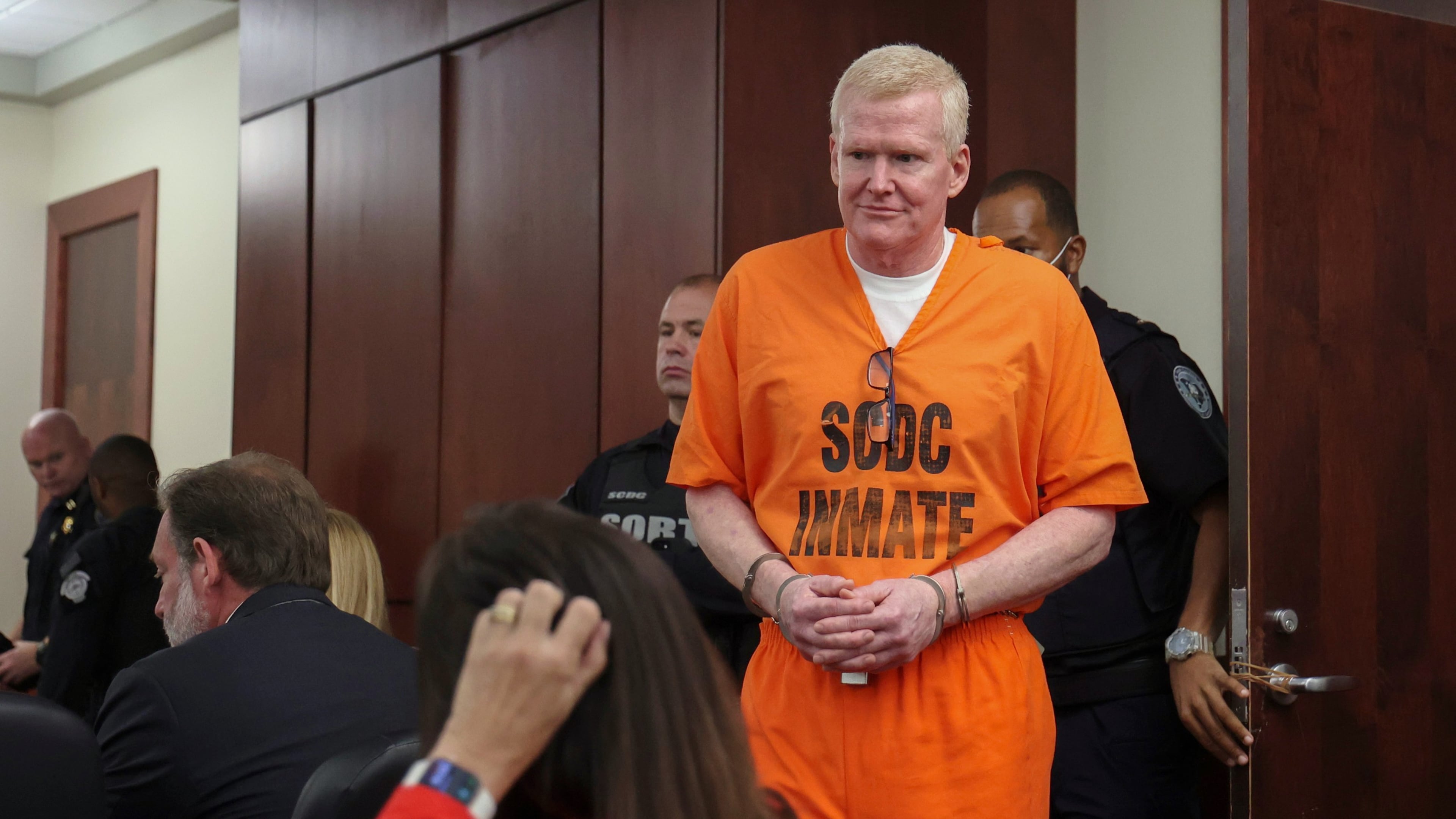 Alex Murdaugh arrives for a judicial hearing on Monday, June 29, 2026, at the Marc H. Westbrook Judicial Center in Lexington, S.C. (Tracy Glantz/The State via AP, Pool)
