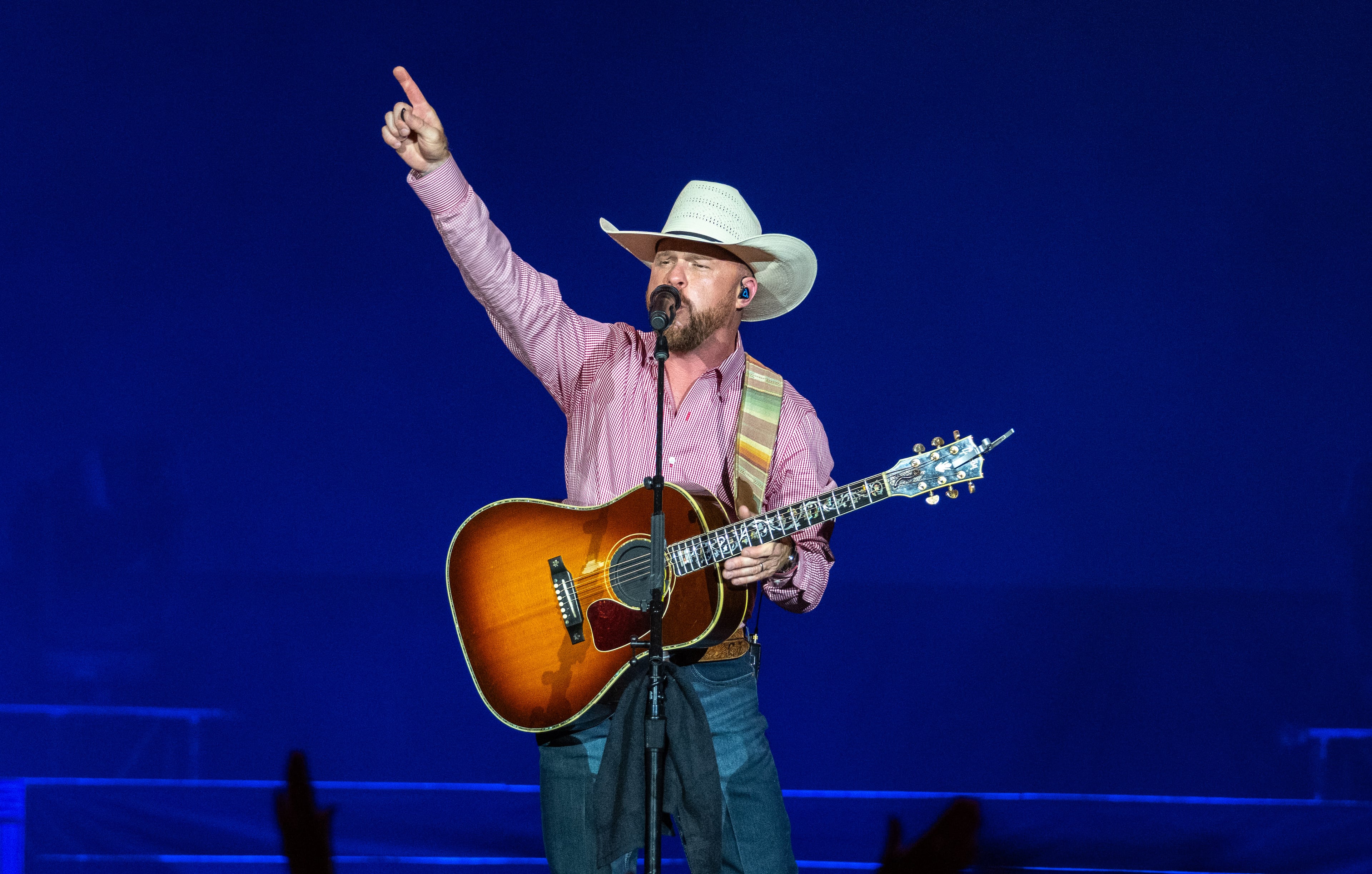 Cody Johnson performs at the Braves Country Fest on Saturday, June 13, 2026, at Truist Park in Atlanta. (Photo by Paul R. Giunta/Invision/AP)