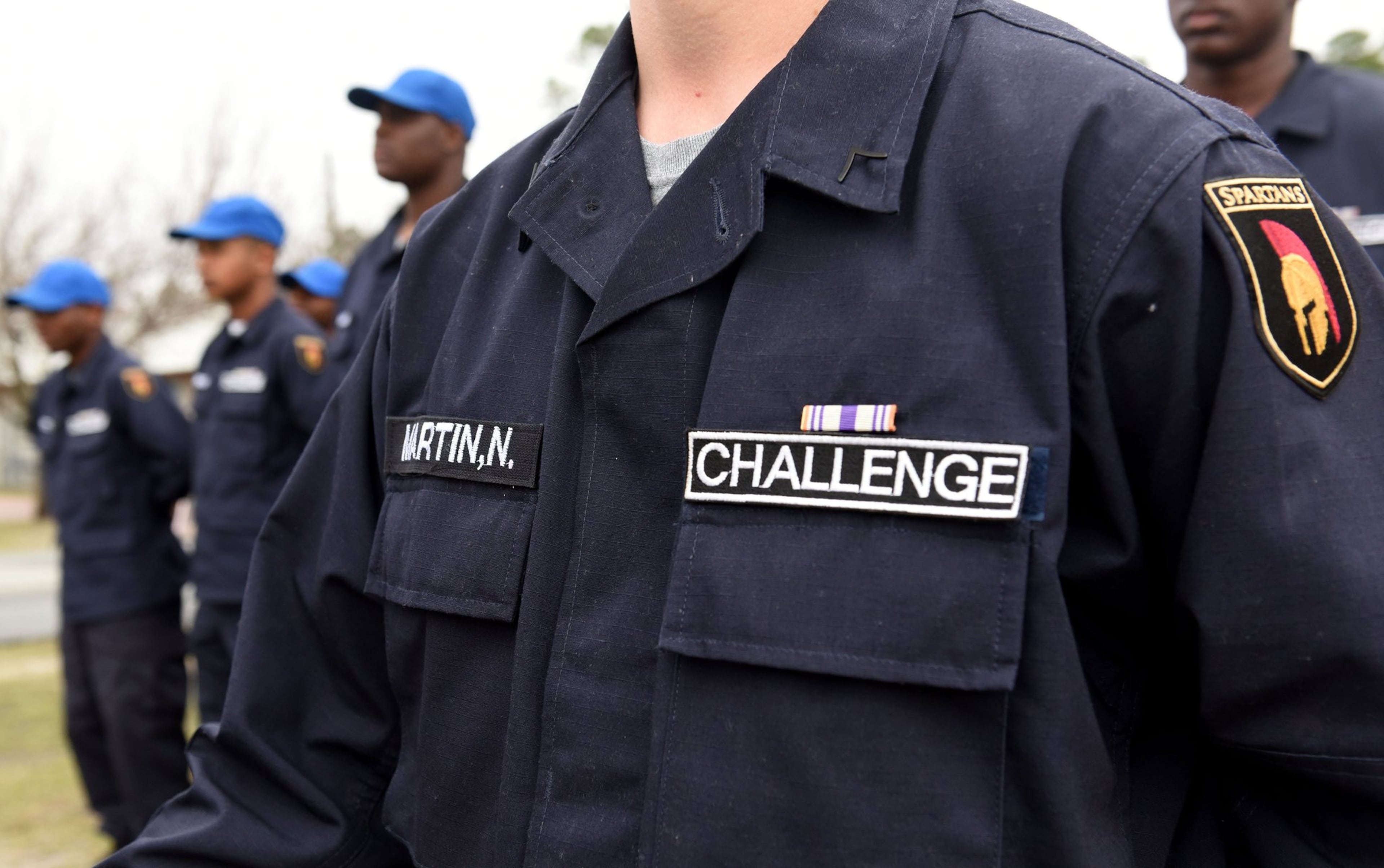 Some 200 cadets were housed at the Fort Stewart Youth Challenge Academy when the AJC and Channel 2 Action News toured the campus in February. “I’m proud of you, because you’re still here,” Commandant Joseph Mayfield told them in formation. Another 30 cadets from that class had already left the program. RYON HORNE / RHORNE@AJC.COM