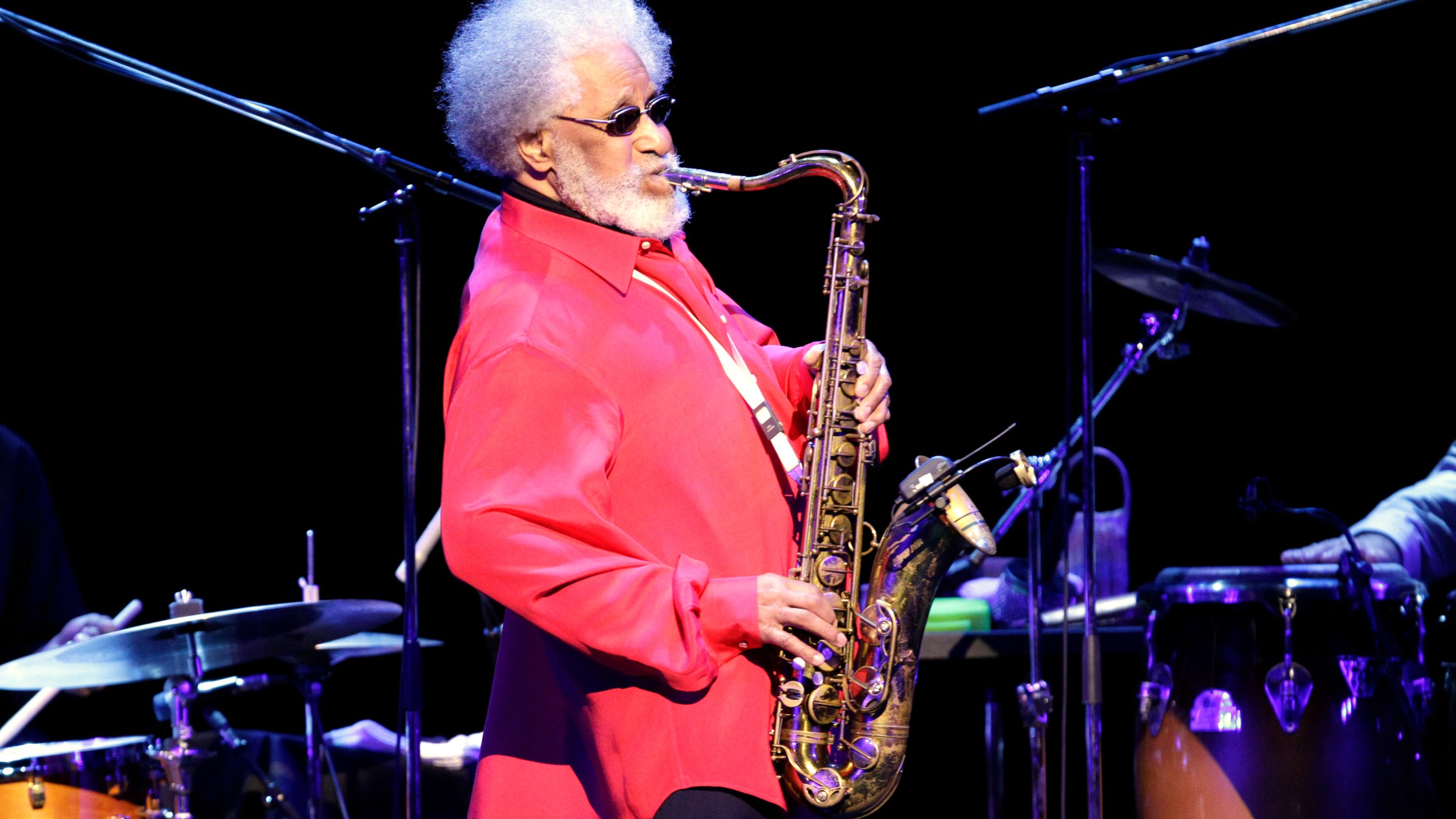 FILE - Sonny Rollins performs during a concert in Tokyo, Oct. 4, 2010. (AP Photo/Junji Kurokawa, File)