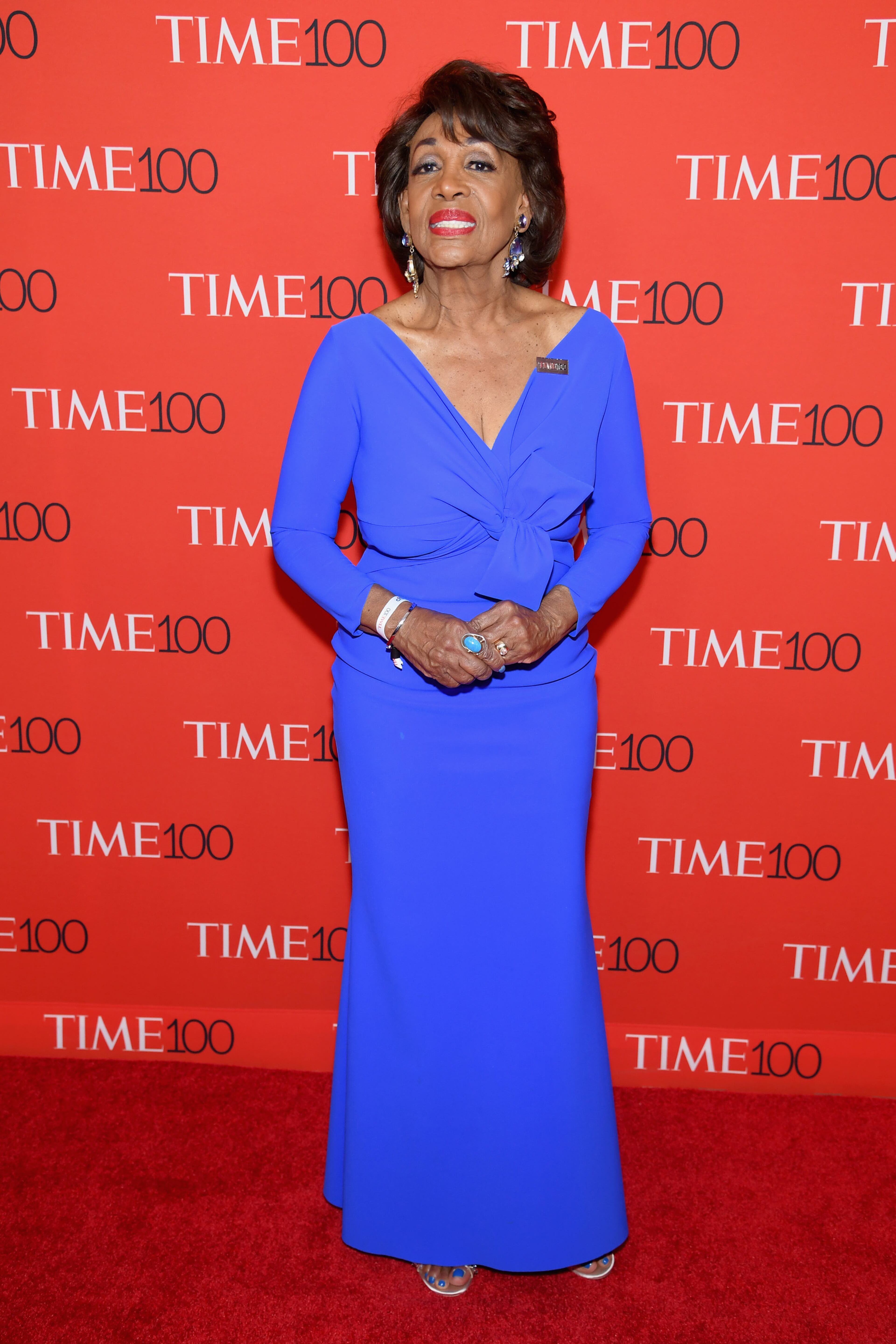 NEW YORK, NY - APRIL 24: United States Representative Maxine Waters attends the 2018 Time 100 Gala at Jazz at Lincoln Center on April 24, 2018 in New York City. (Photo by Dimitrios Kambouris/Getty Images for Time)