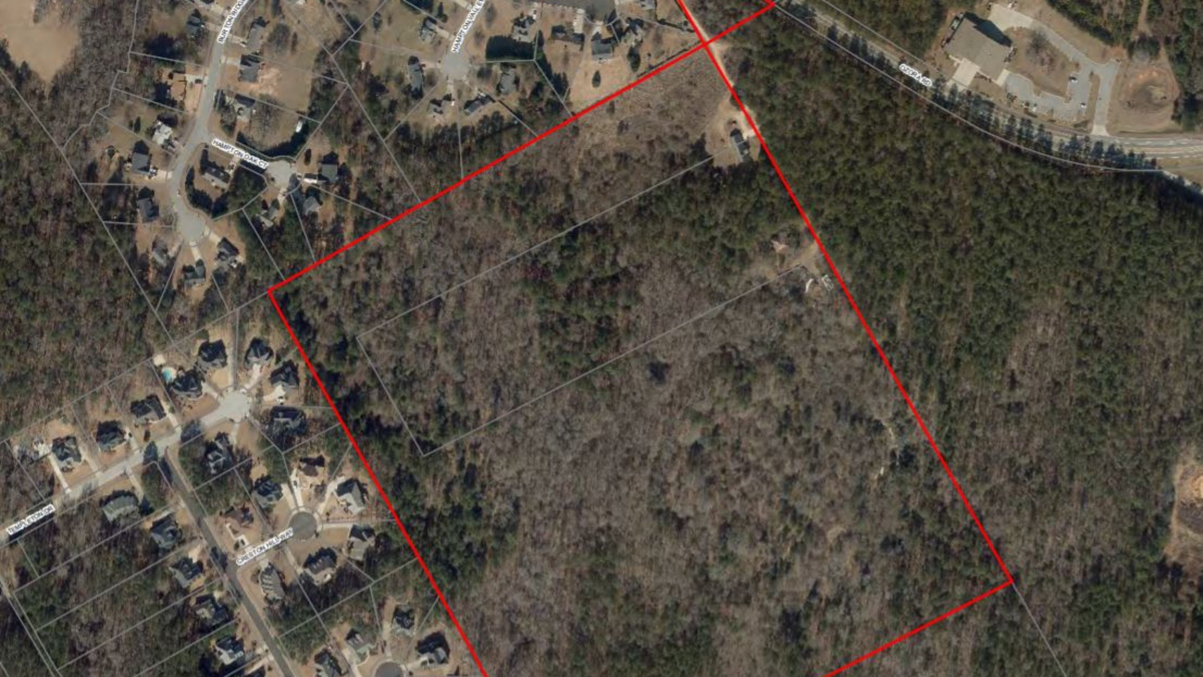 The Loganville-area site of a proposed "solid waste transfer station." (Via Gwinnett County planning documents)