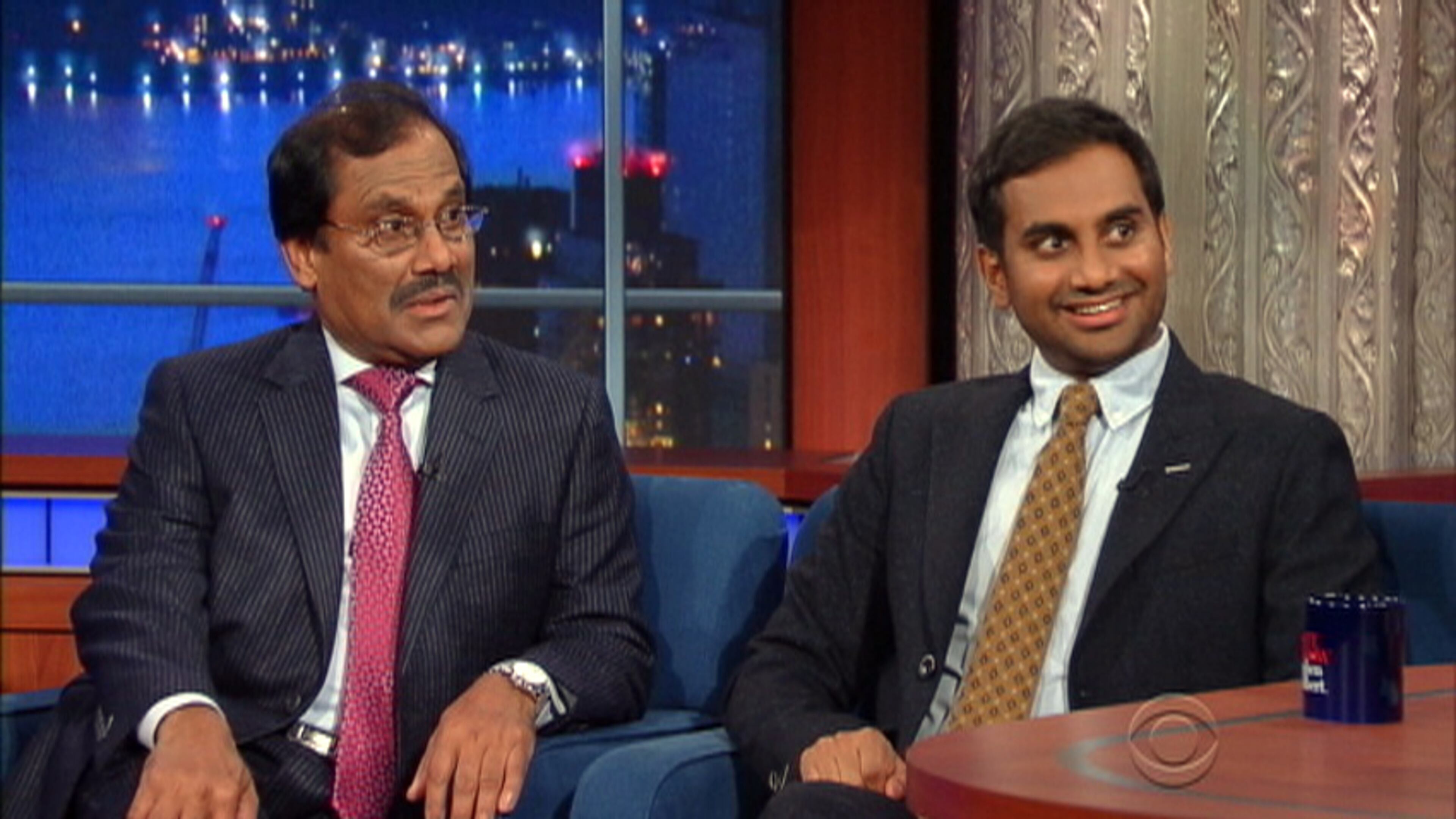 Aziz Ansari’s father plays the father on the show, and Tuesday night both appeared on the Late Show with Stephen Colbert. After the show, Ansari’s dad shared something with his son: “This is all fun and I liked acting in the show,” he said, “but I really just did it so I could spend more time with you.”