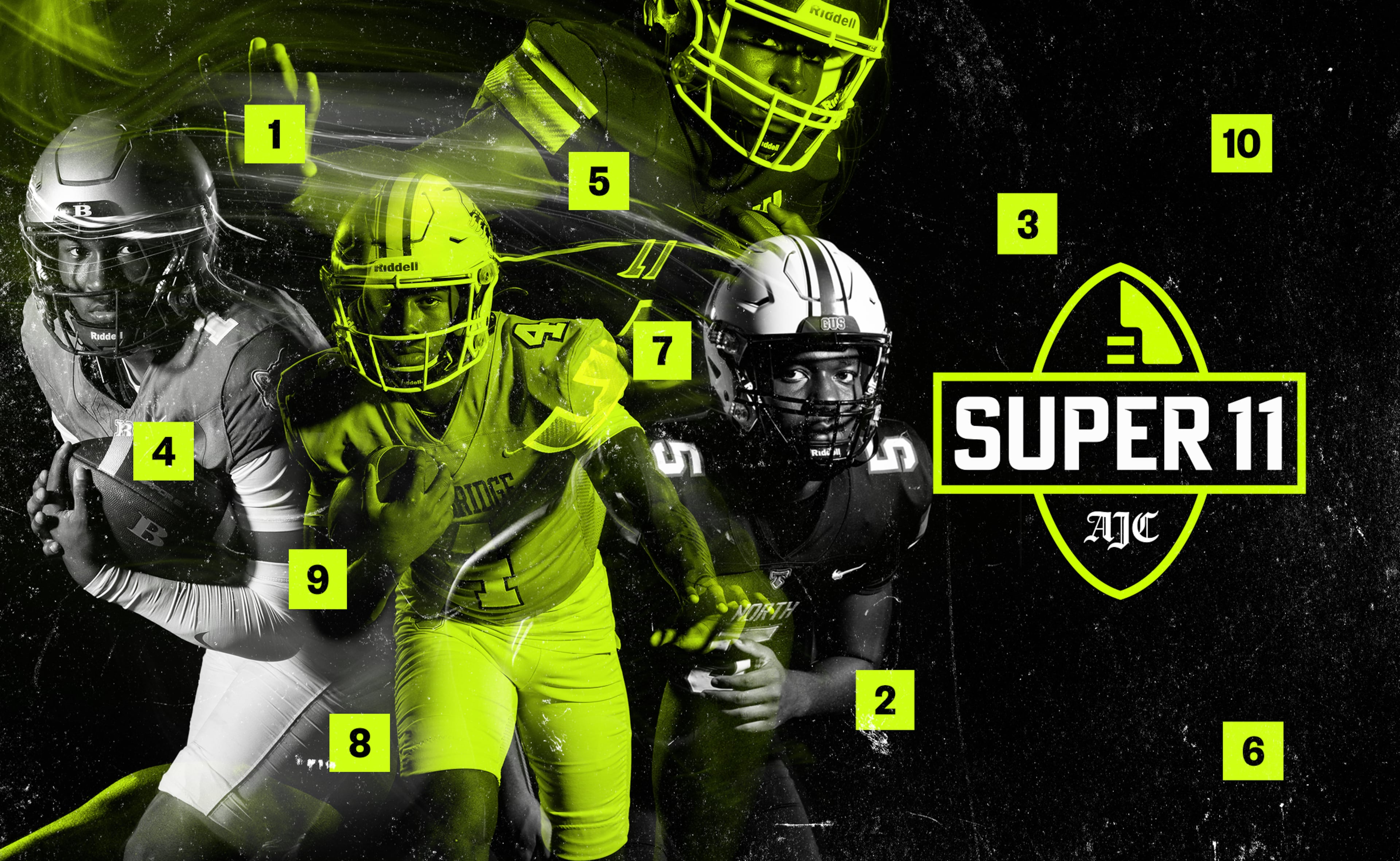 The AJC Super 11 has recognized Georgia's 11 best senior high school football players since 1985. (AJC)