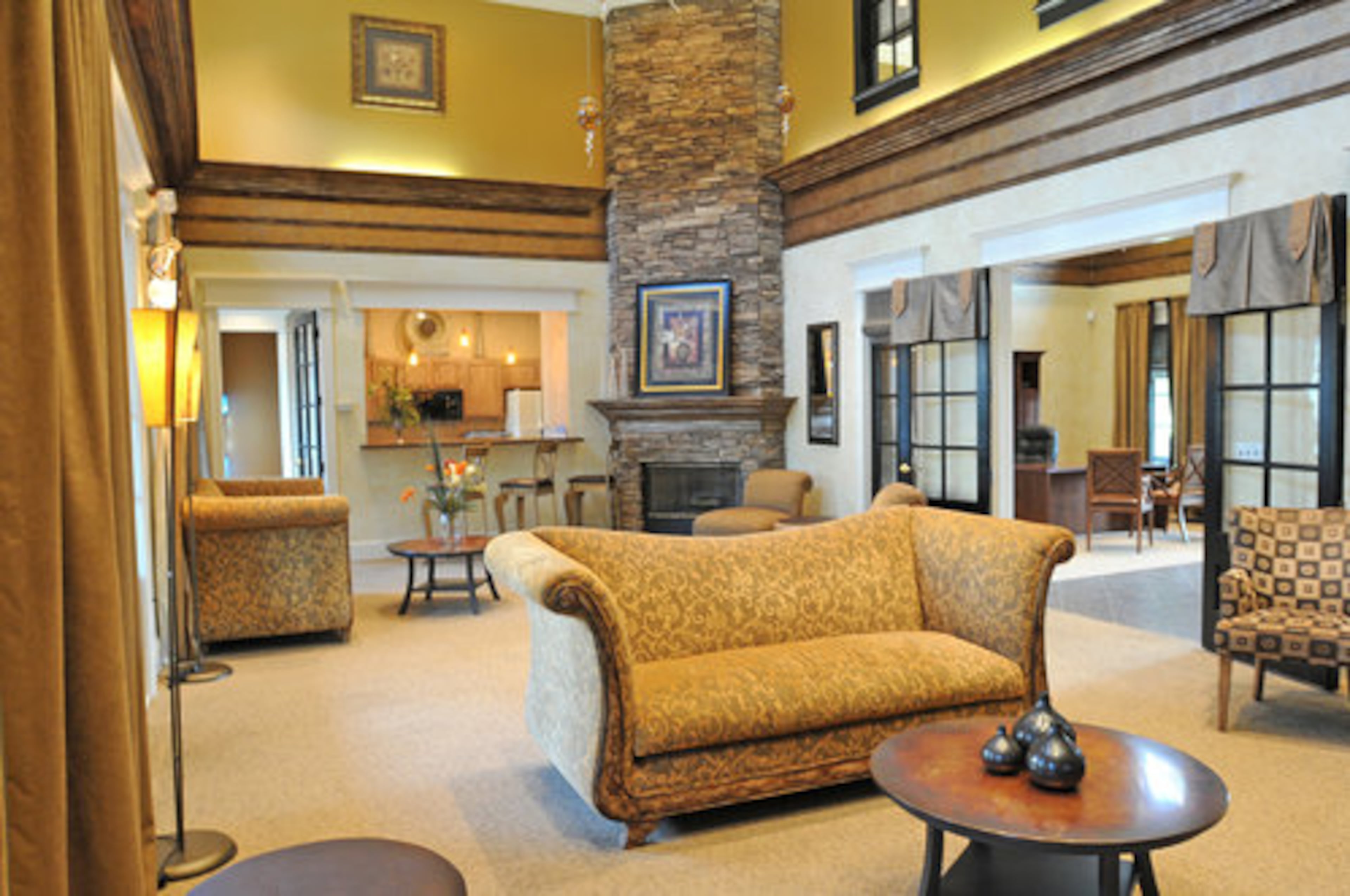 Broadstone Lodge is the community center which offers plenty of space for gatherings as well as offering a full kitchen.