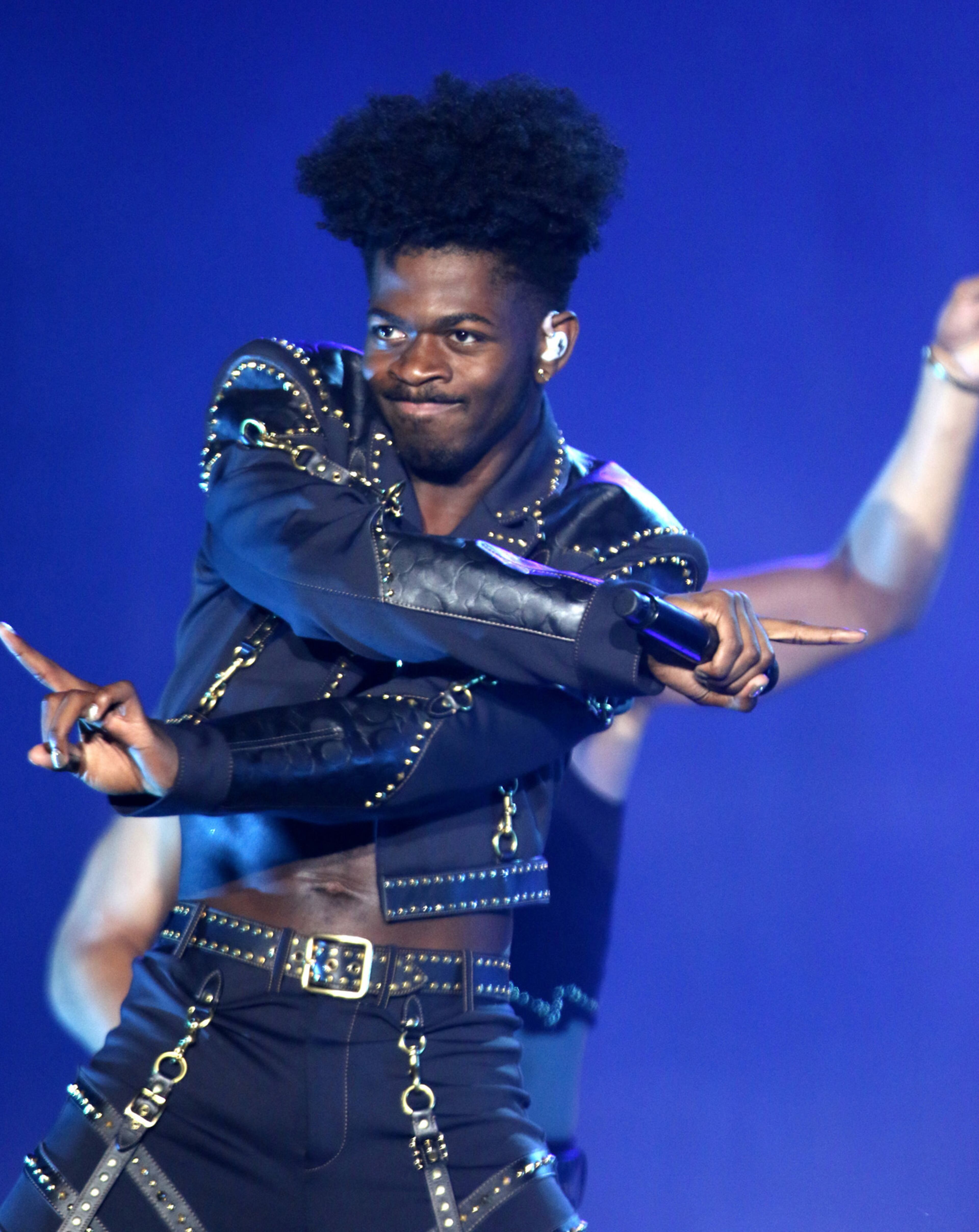 Atlanta native Lil Nas X played the first show of a two-night run in his hometown on Tuesday, Sept. 27, 2022, at the Coca-Cola Roxy Theatre. The Long Live Montero Tour hits the stage again Wednesday night at the Roxy in The Battery Atlanta. Robb Cohen for the Atlanta Journal-Constitution
