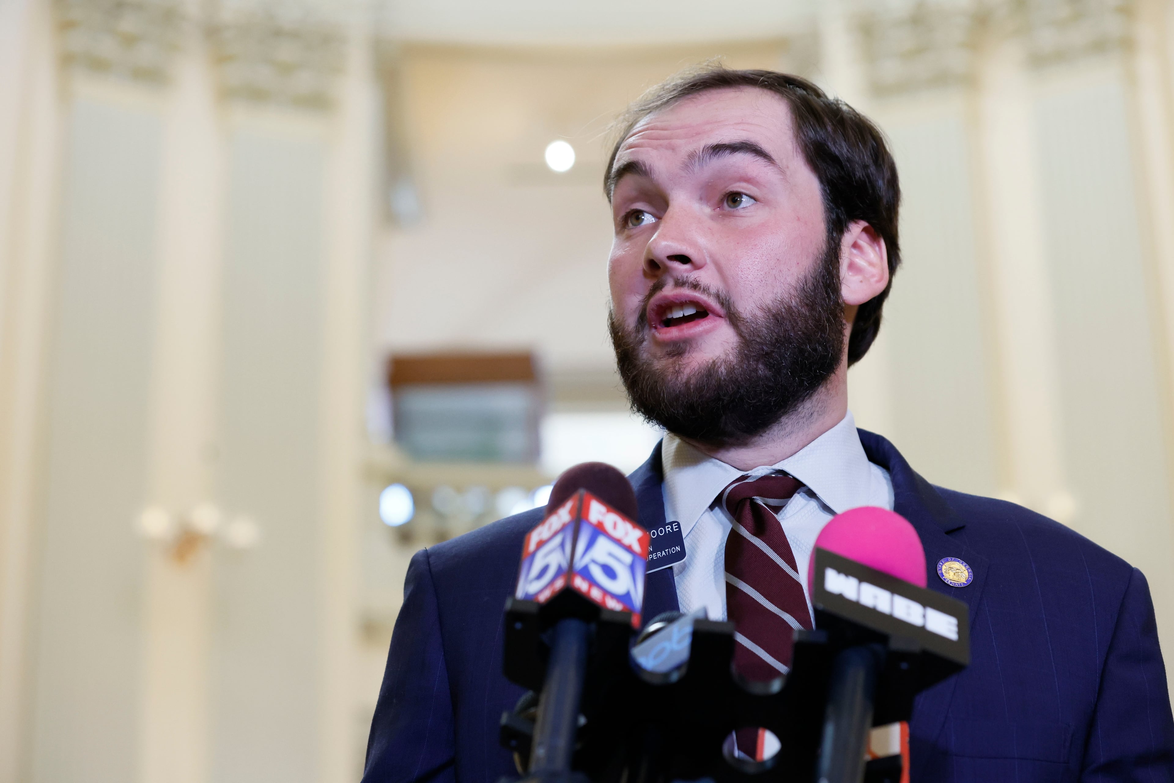 State Sen. Colton Moore, R-Trenton, hopes to win a seat in Congress. (Miguel Martinez/AJC)