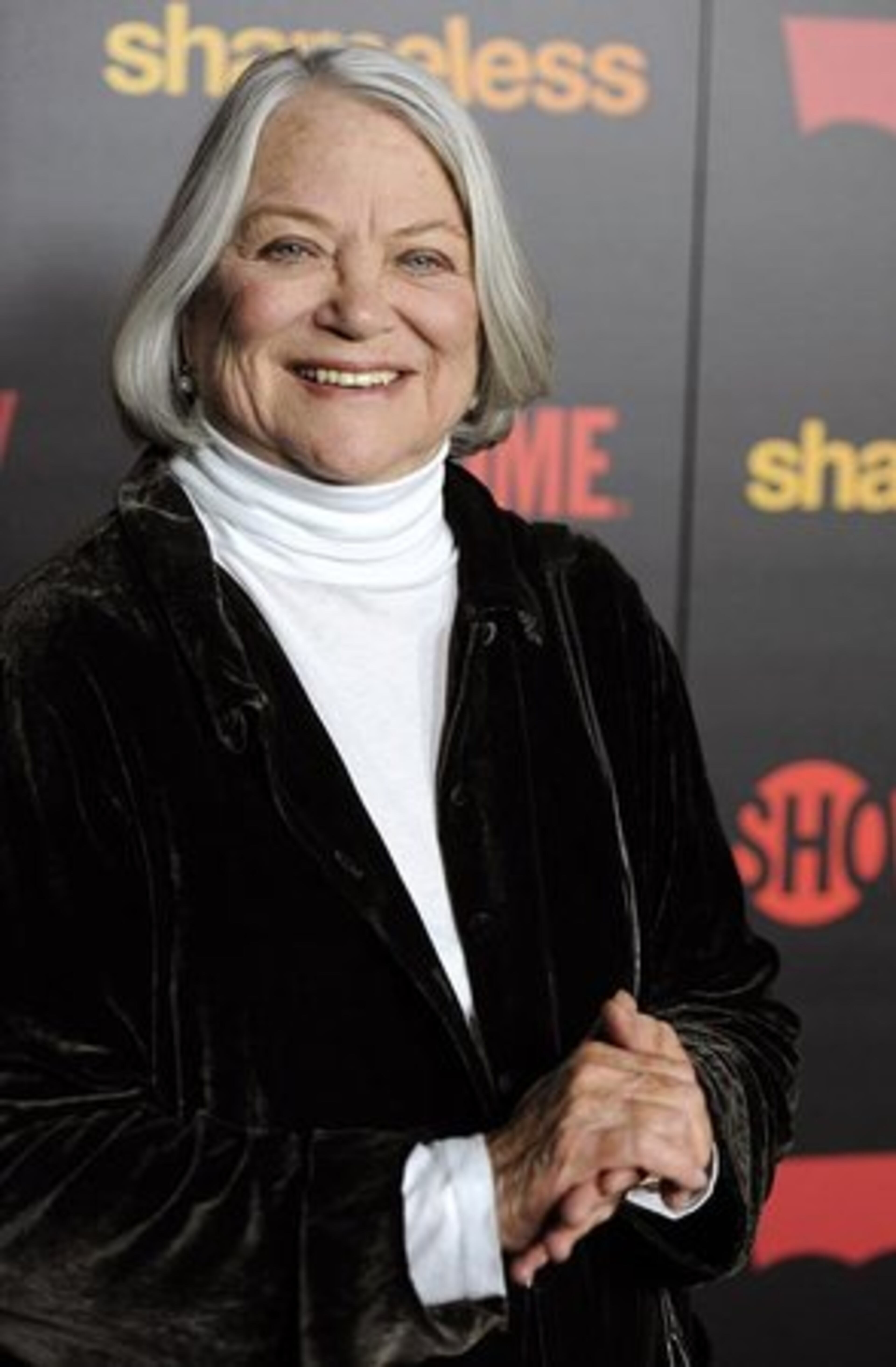 Oscar-winning actress Louise Fletcher arrives for the premiere.