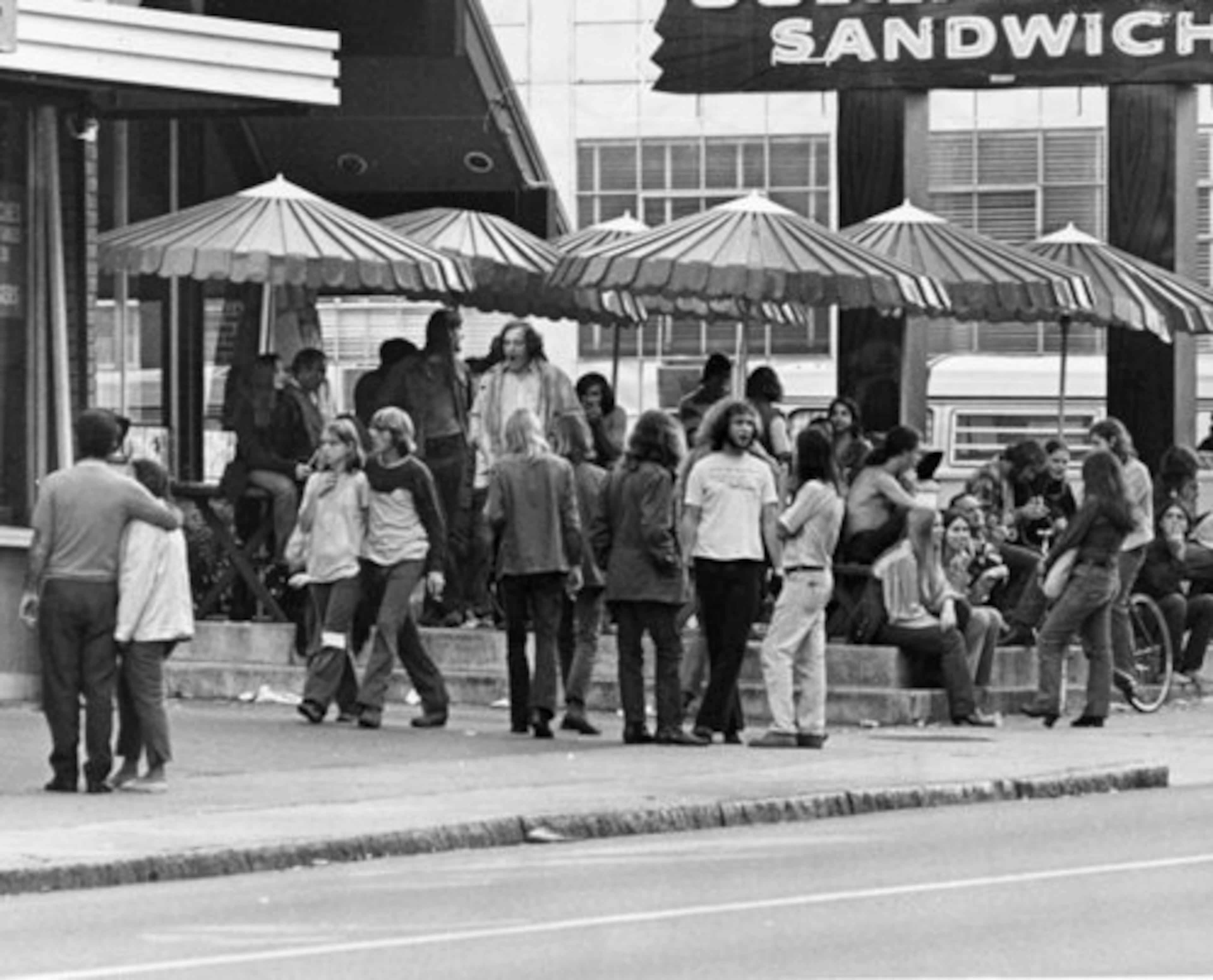 Midtown -- near the corner of Peachtree and 10th streets -- was the hub of Atlanta's hippie community in 1971.