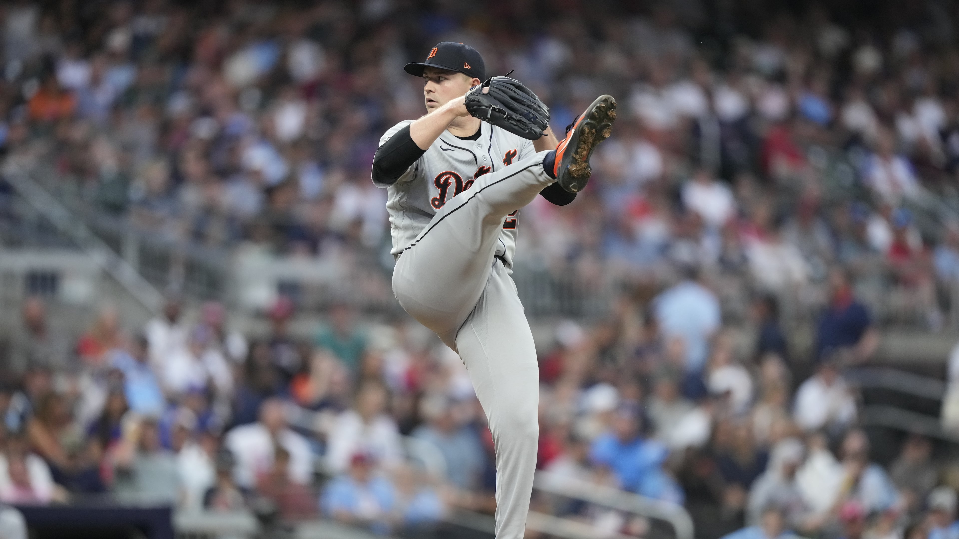 The Detroit Tigers have cratered since pitcher Tarik Skubal’s absence, and the speculation around him is increasing. (Brynn Anderson/AP)