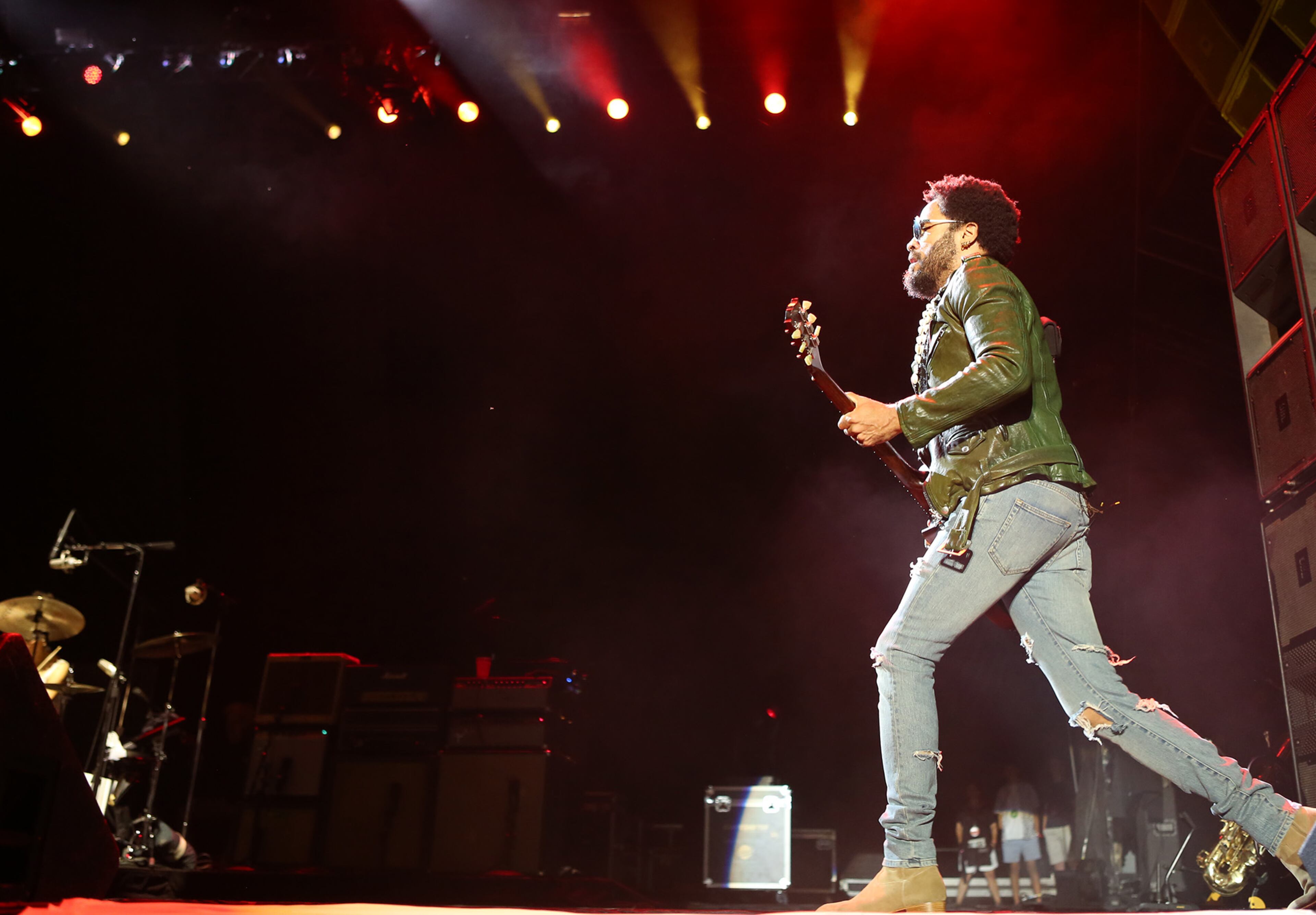 September 19, 2015 - ATLANTA - Lenny Kravitz performing on the Honda stage the final day of the Music Midtown music festival on Saturday, September 19, 2015. (Akili-Casundria Ramsess/Special to the AJC)
